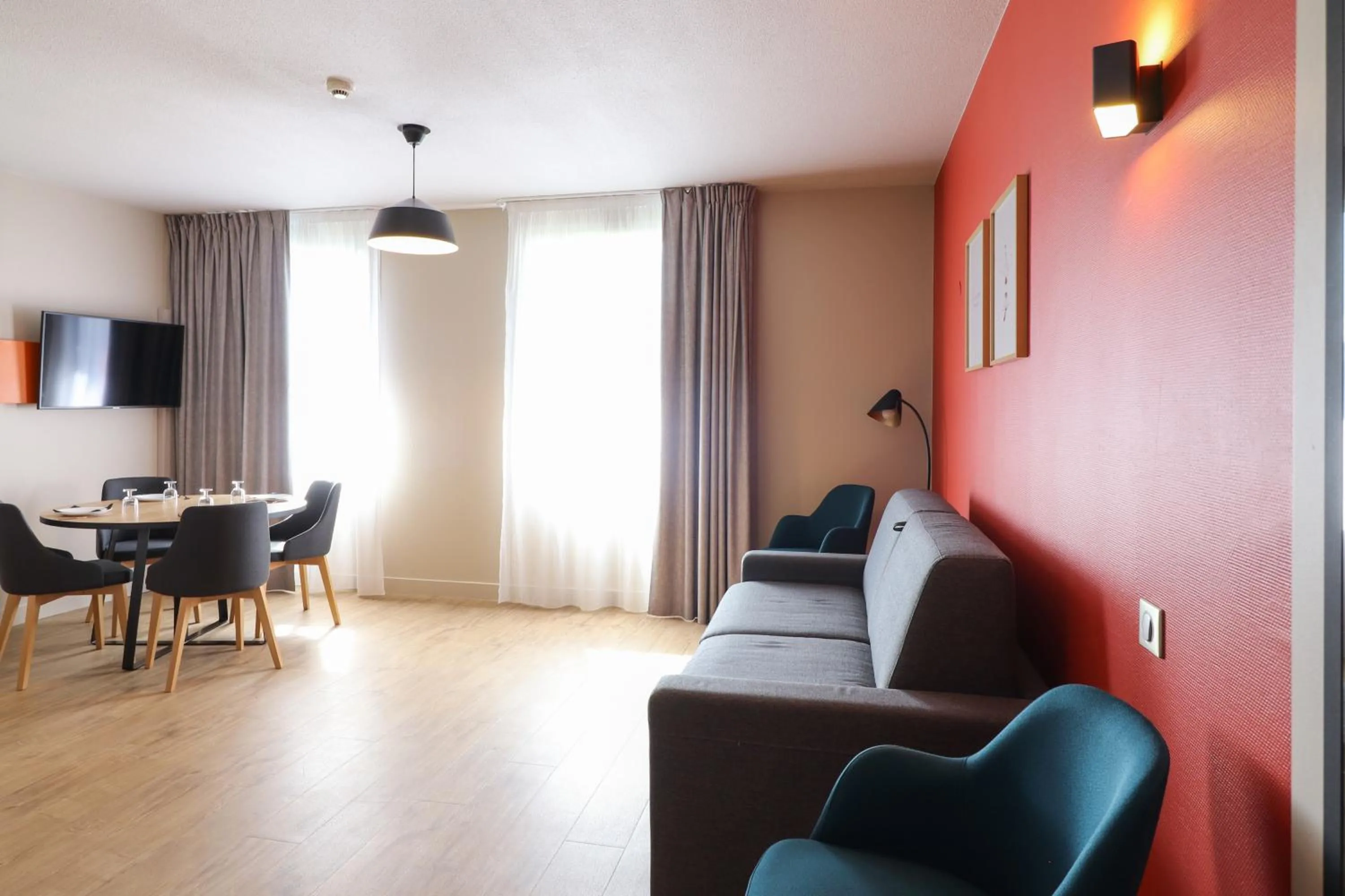 Seating area in Appart'City Confort Toulouse Diagora Labège