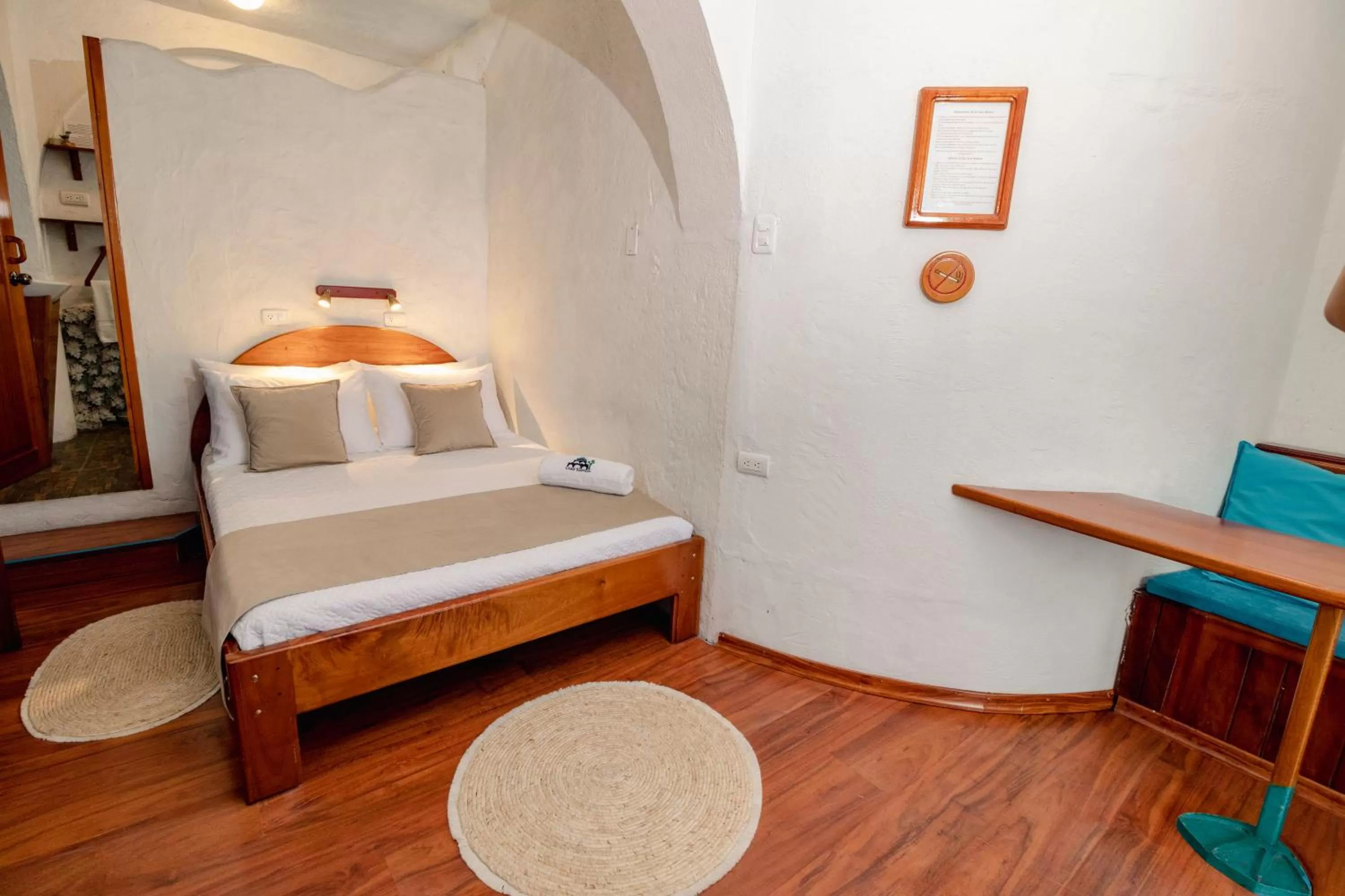 Bed in Hotel Casa Blanca