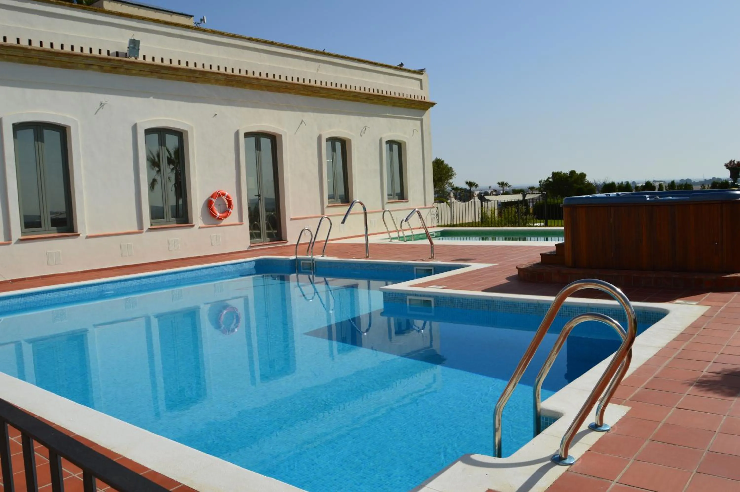 Swimming pool in Hacienda Montija Hotel