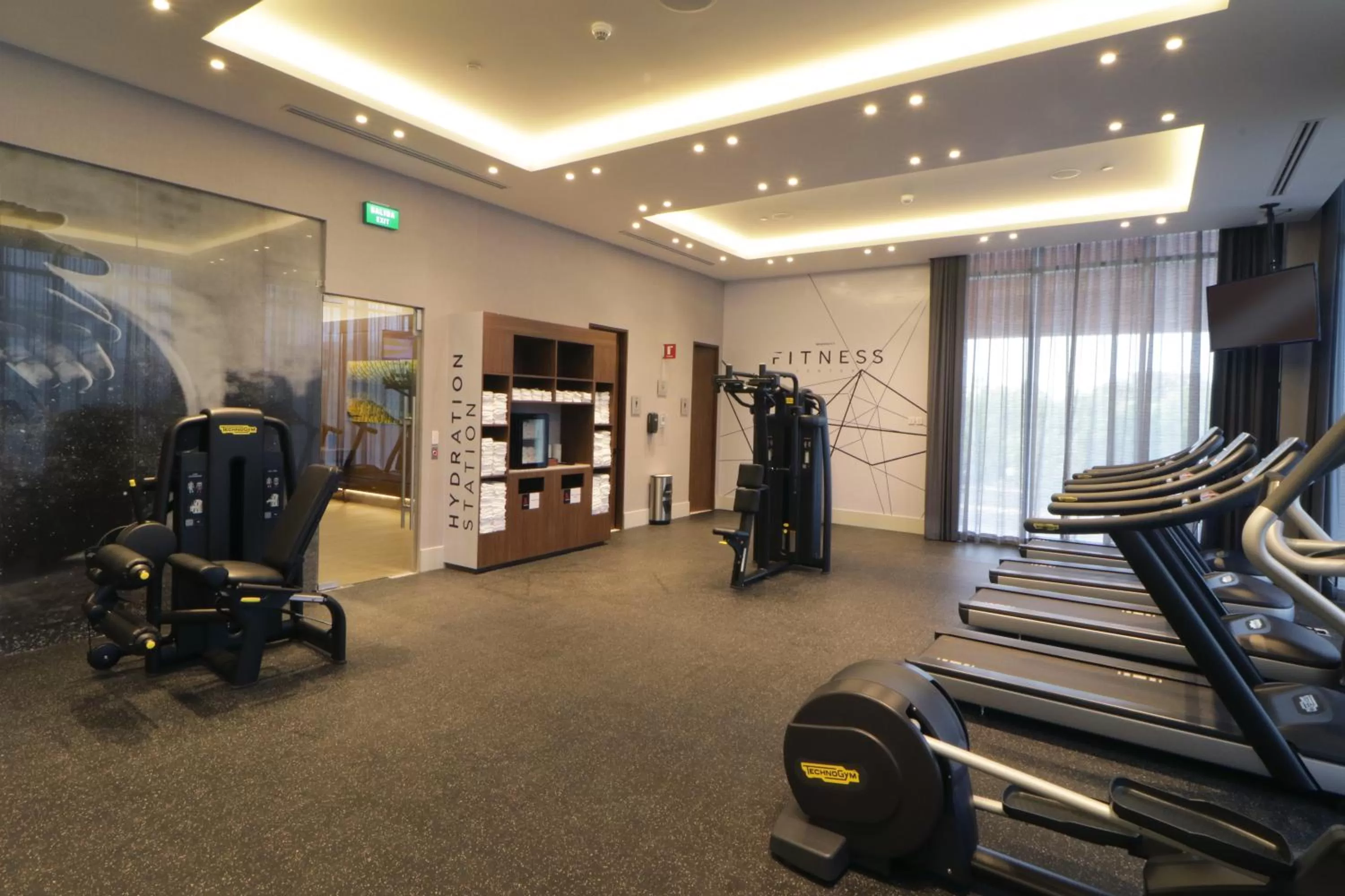 Fitness centre/facilities in Culiacan Marriott Hotel