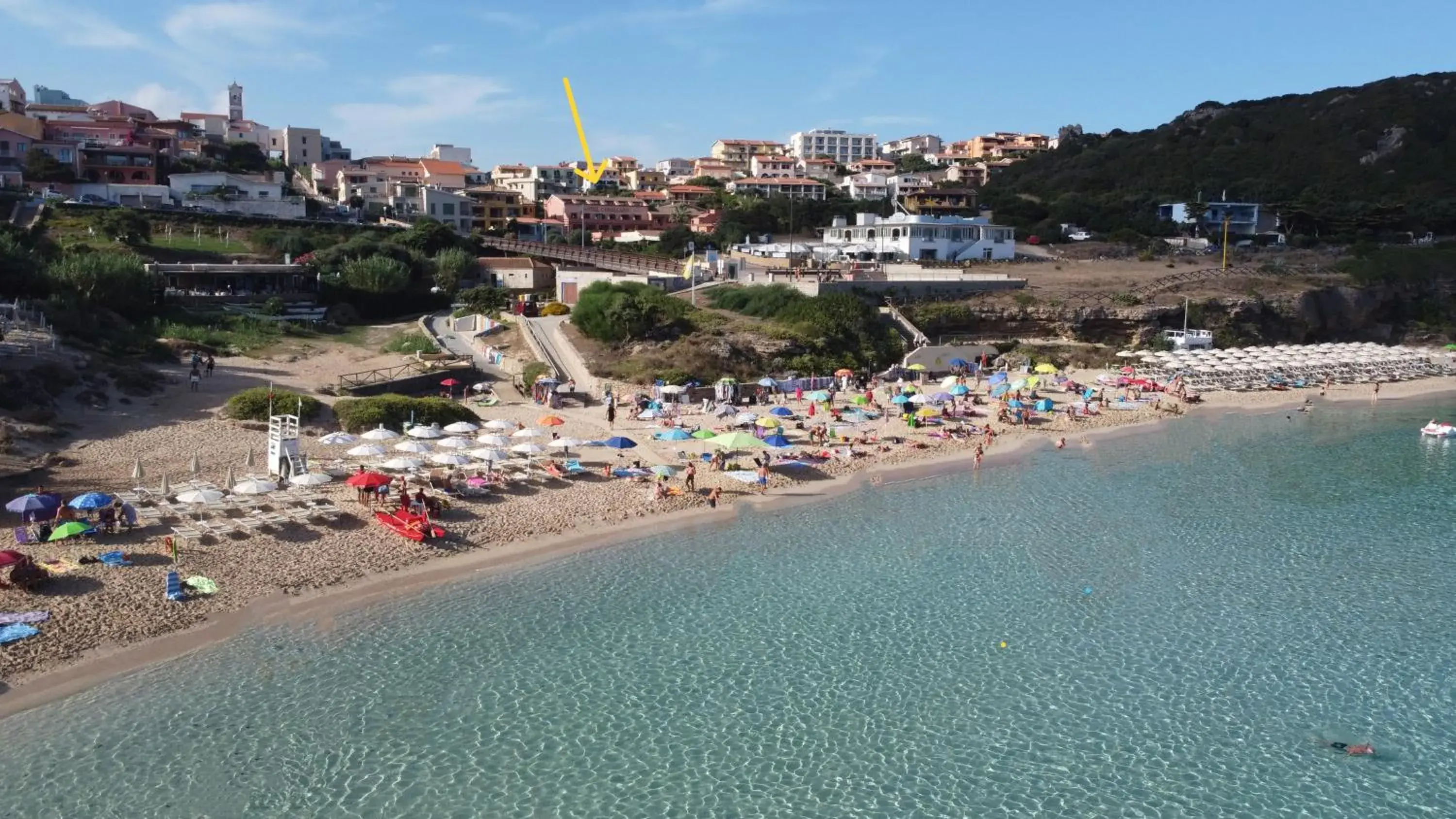 View (from property/room), Beach in Hotel Corallaro