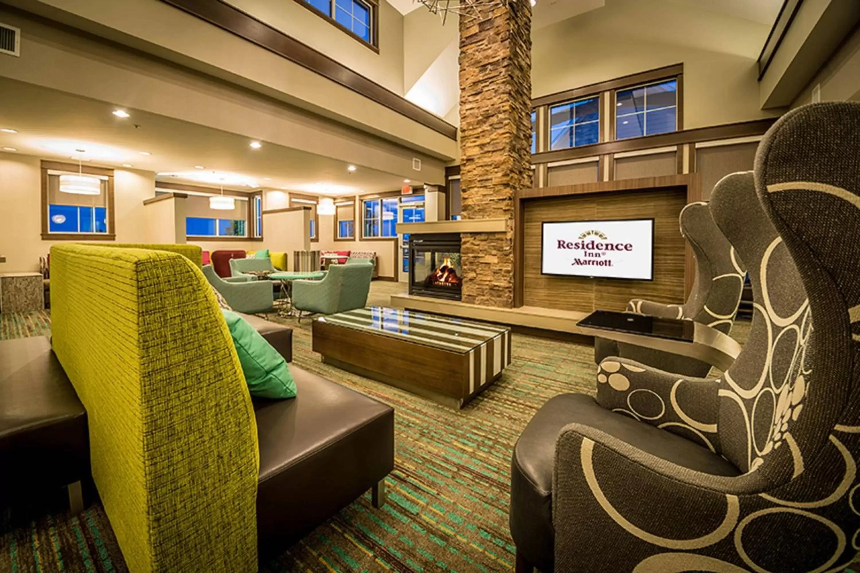 Lobby or reception, Seating Area in Residence Inn by Marriott Columbus Polaris