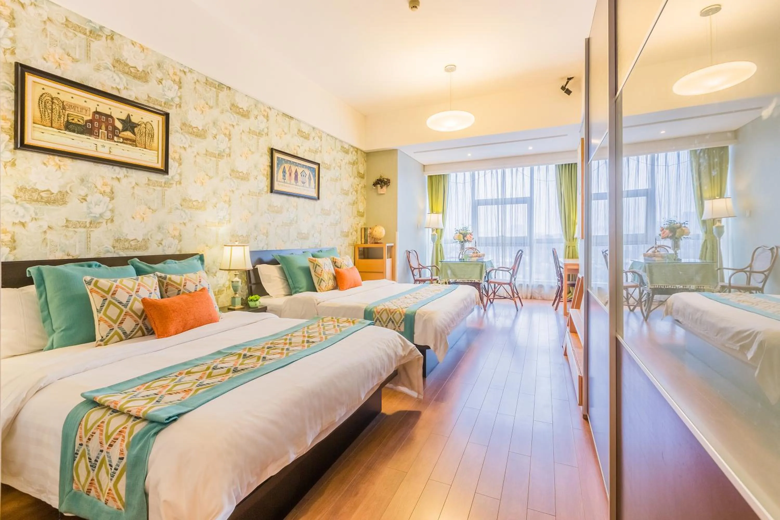 Bed in Westlake 7 Service Apartment