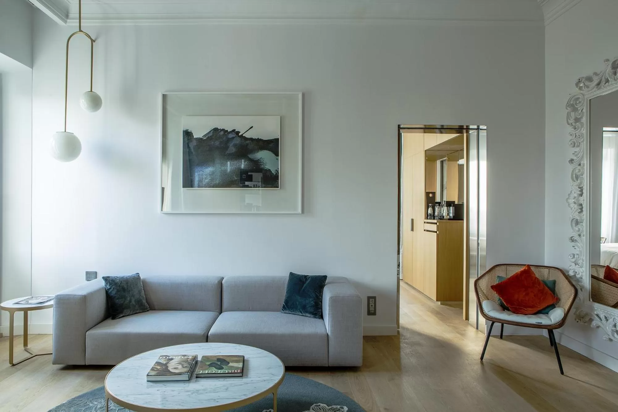 Living room in Sofitel Roma Villa Borghese