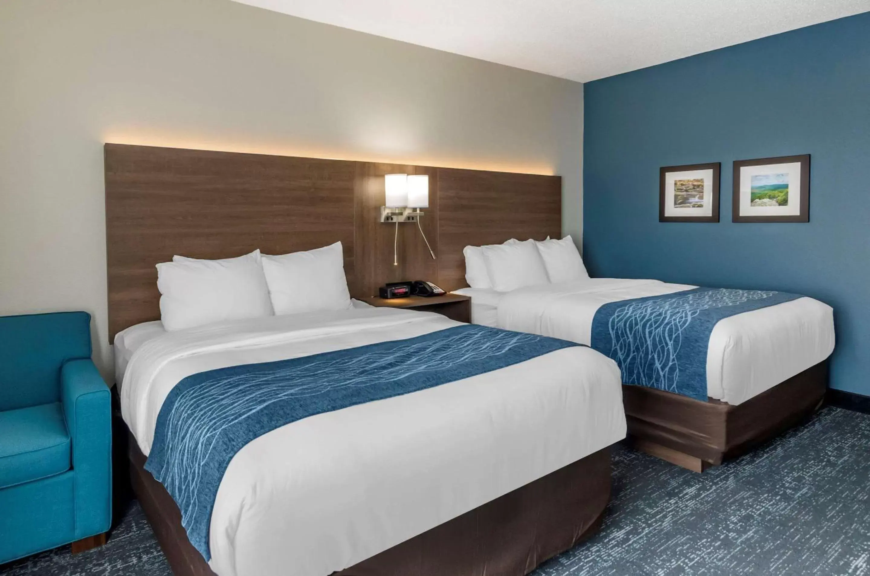 Photo of the whole room, Bed in Comfort Inn & Suites Troutville - Roanoke North / Daleville