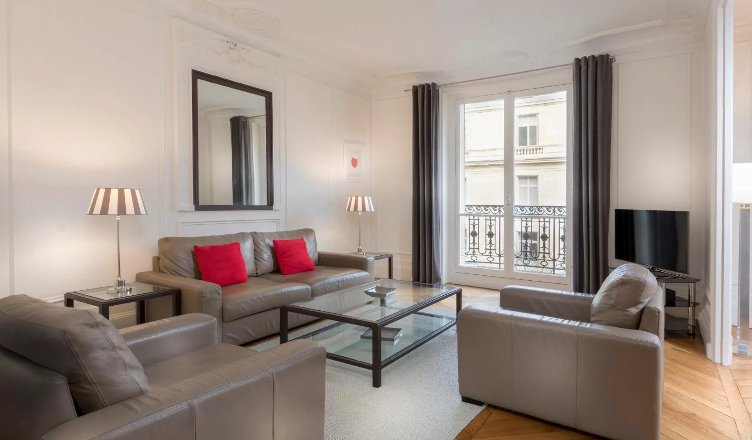 Living room in Résidence Charles Floquet