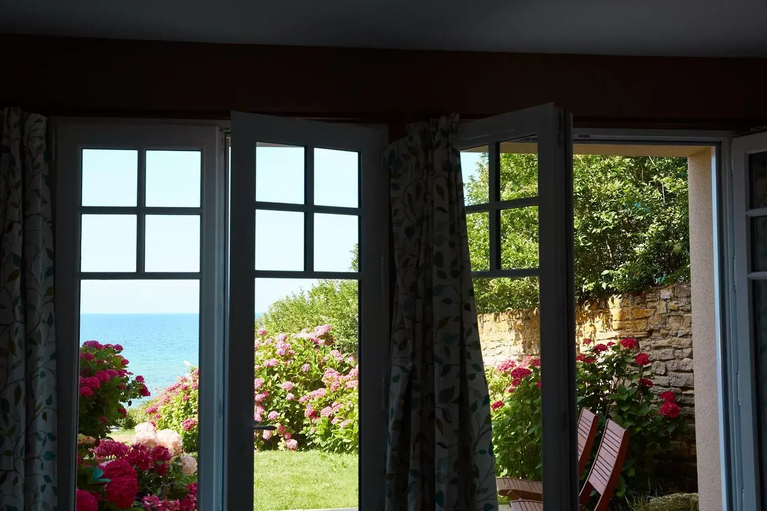 Sea view in Chambres d'hôtes Les 4 Vents Pointe du Hoc - Landing Beaches