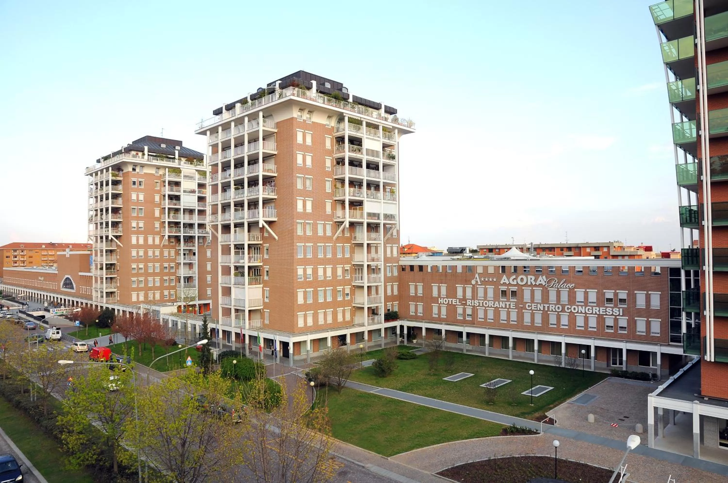 Facade/entrance in Agora' Palace Hotel