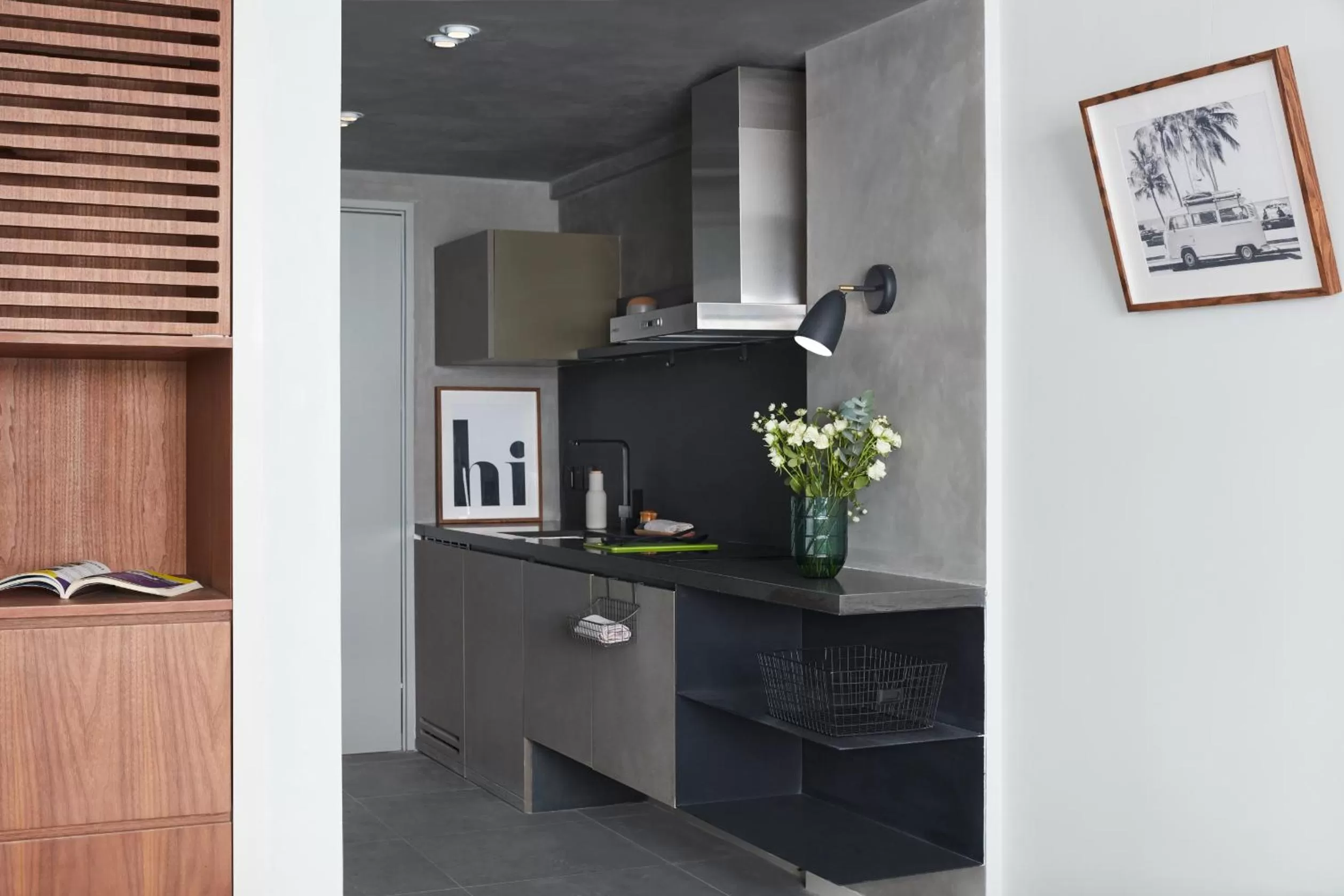 Kitchen or kitchenette in Stey Beijing Wangfujing Hotel