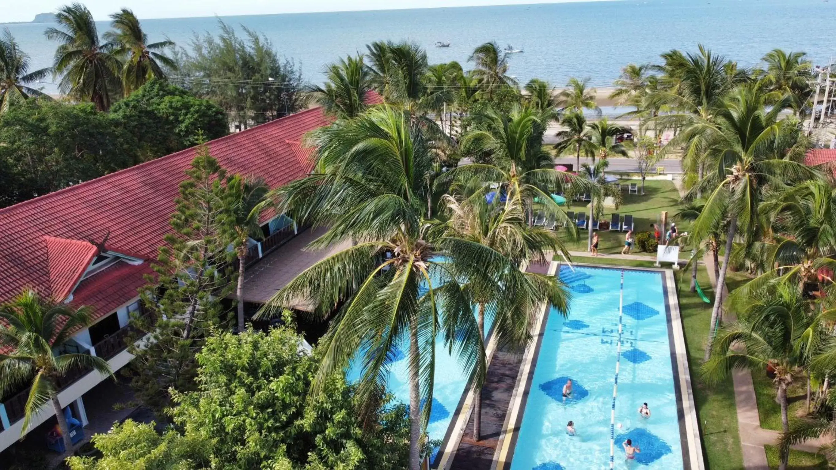 Property building, Pool View in Dolphin Bay Beach Resort
