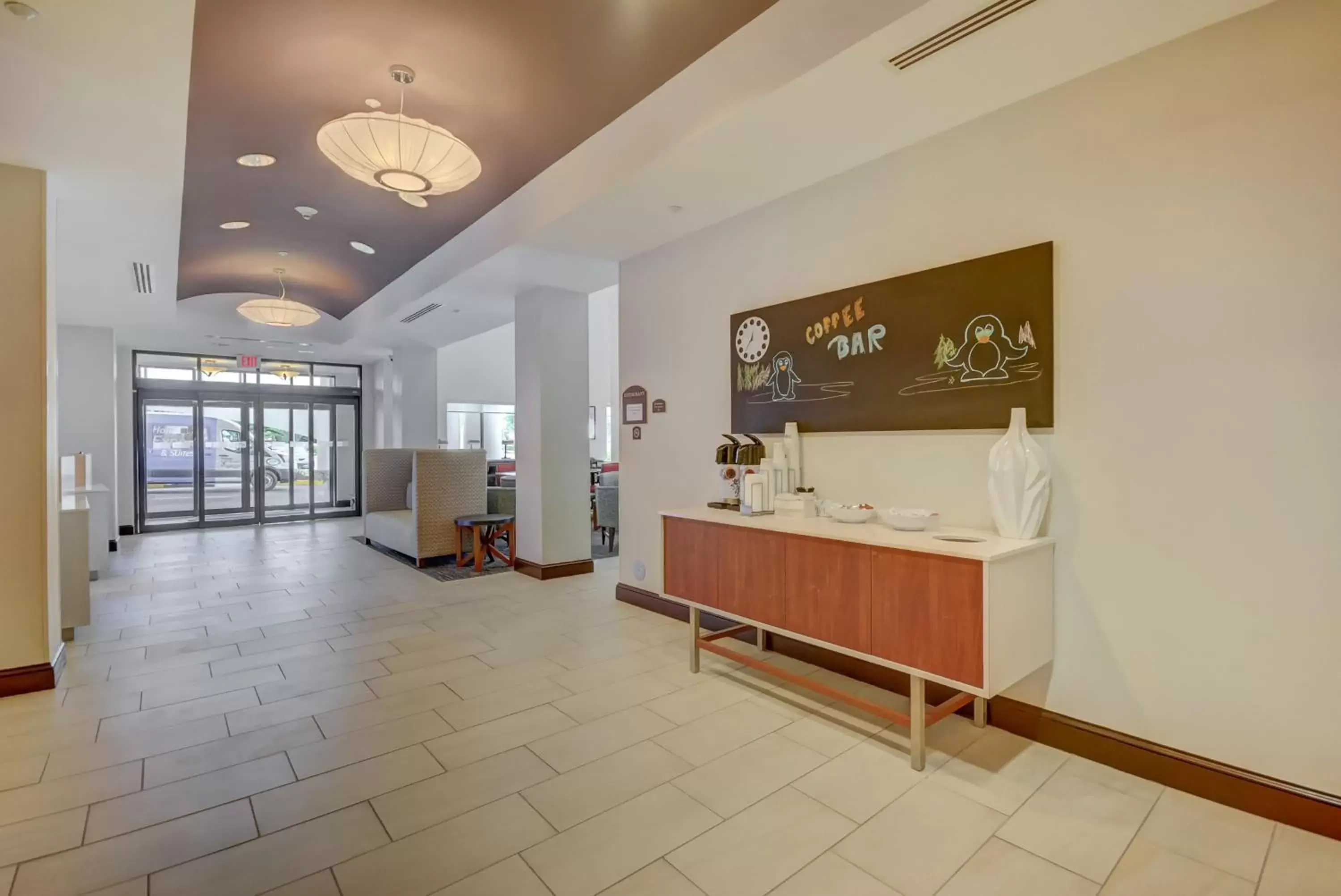 Property building, Lobby/Reception in Holiday Inn Express Hotel & Suites Tampa-USF-Busch Gardens, an IHG Hotel