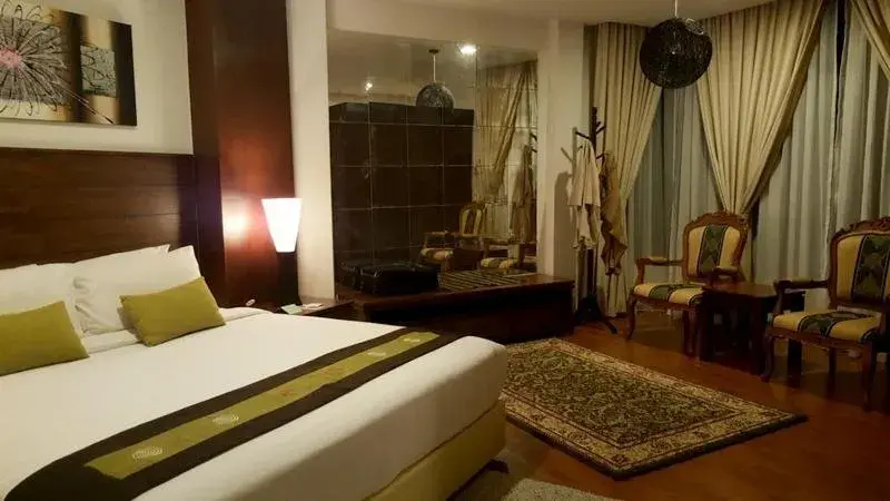 Bed in Samsuria Beach Resort & Residence