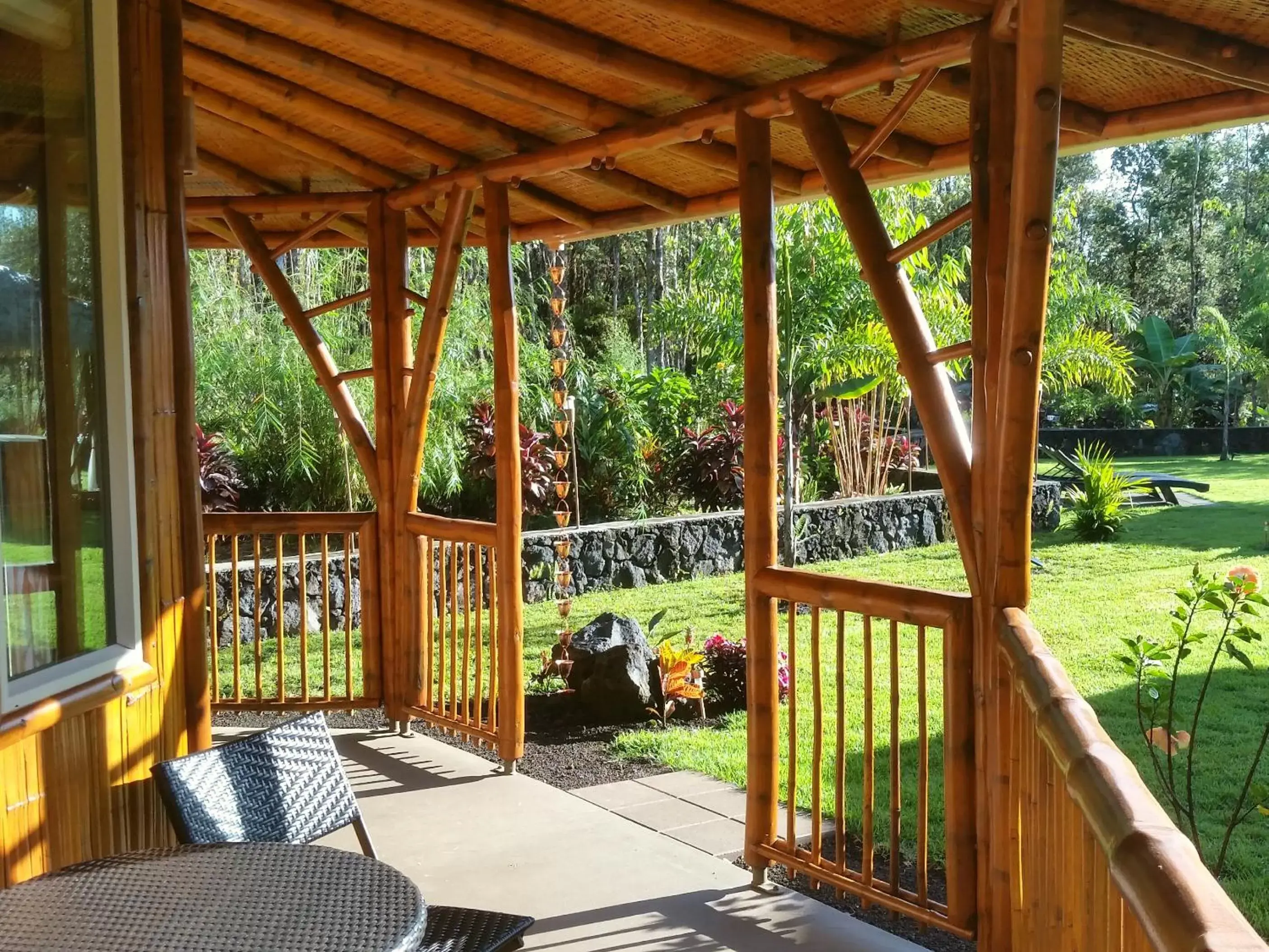 Patio in Volcano Eco Retreat by Heart Core Hotels - Adults Only