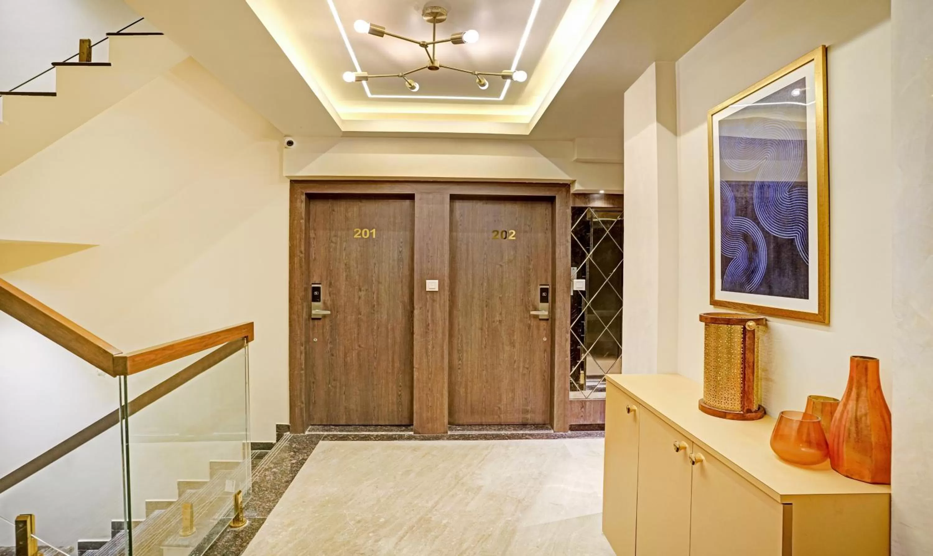 Lobby or reception in Treebo Premium Golden Bliss Trimurti Nagar Square