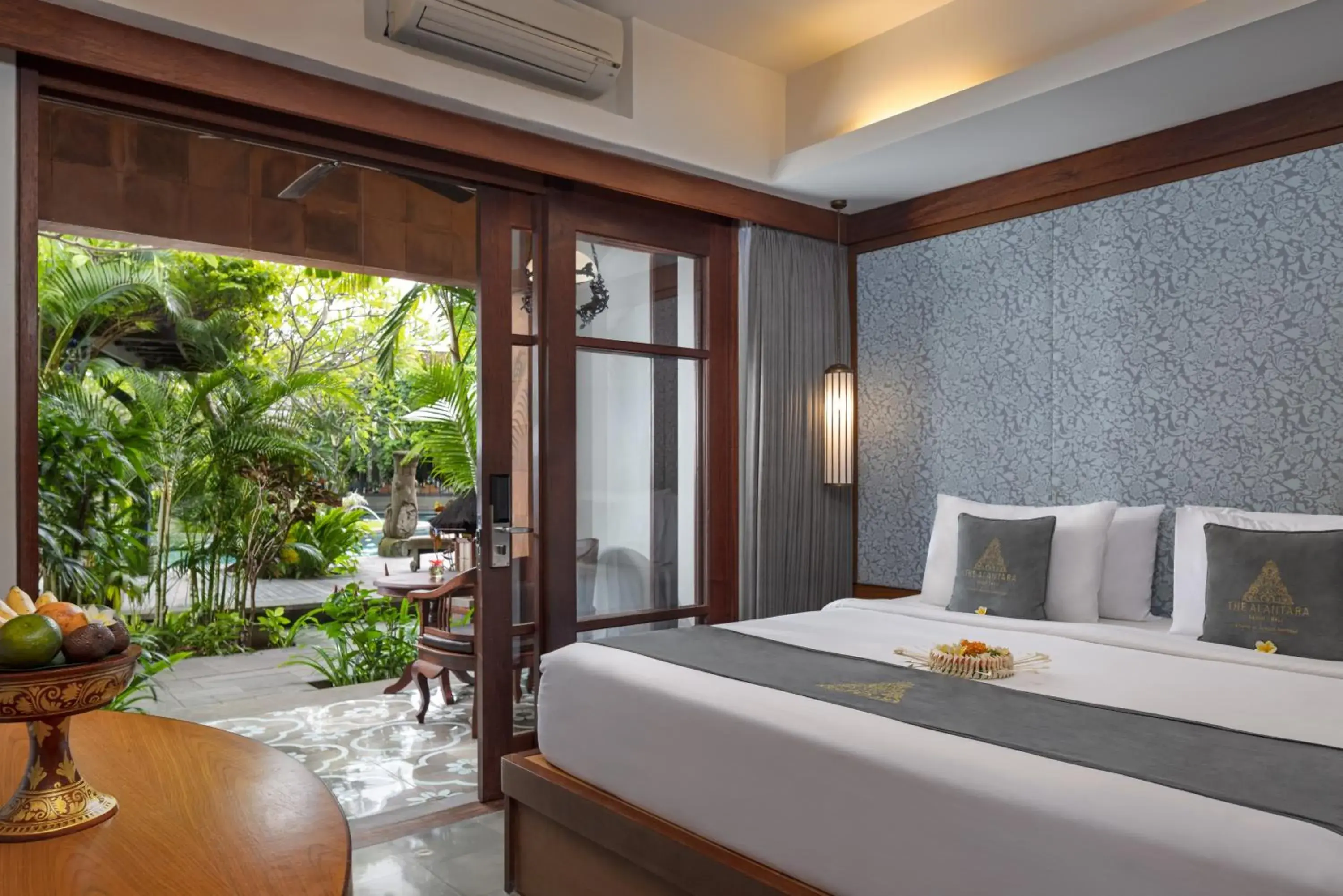 View (from property/room), Bed in The Alantara Sanur