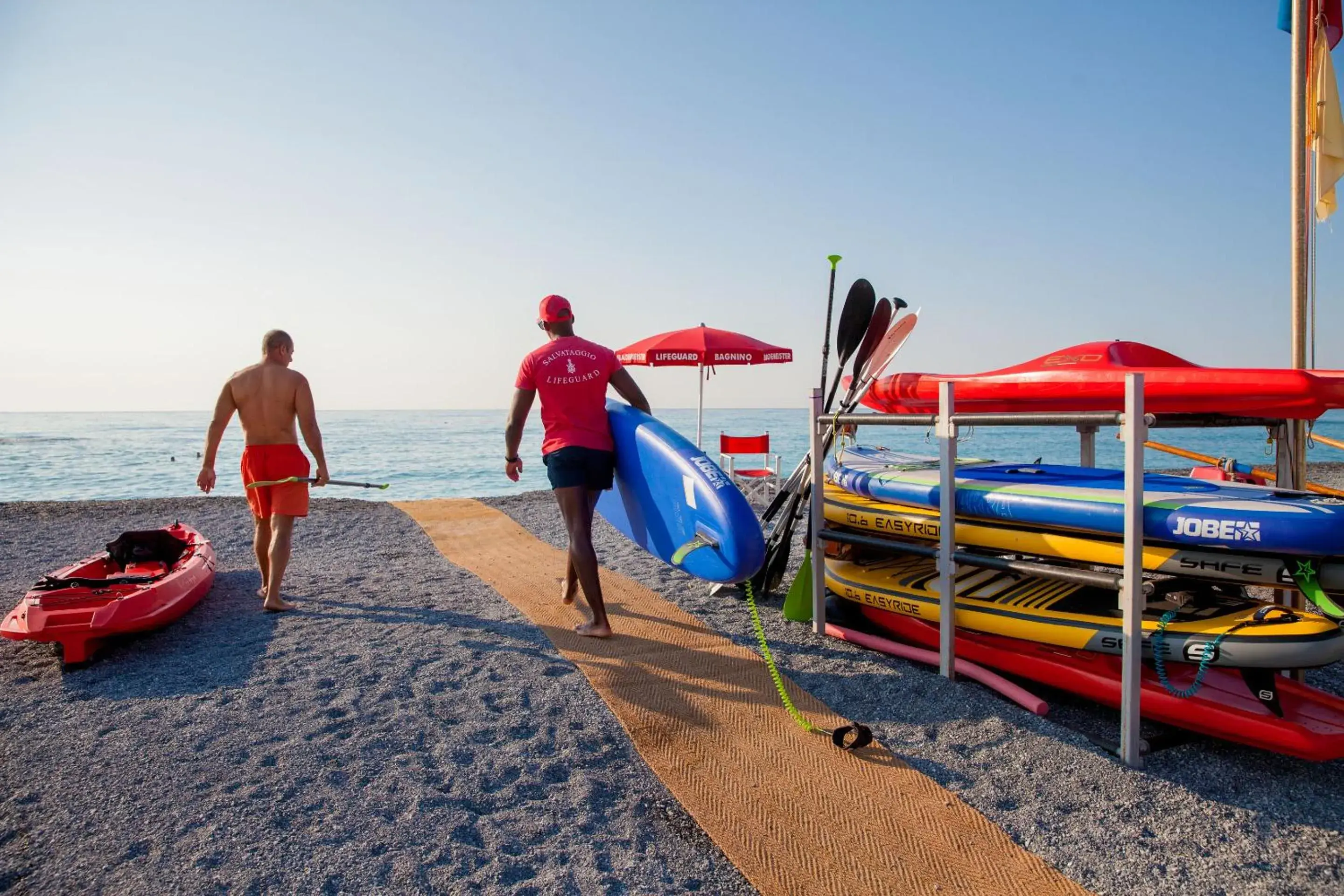 Sports, Beach in Grand Hotel Diana Majestic