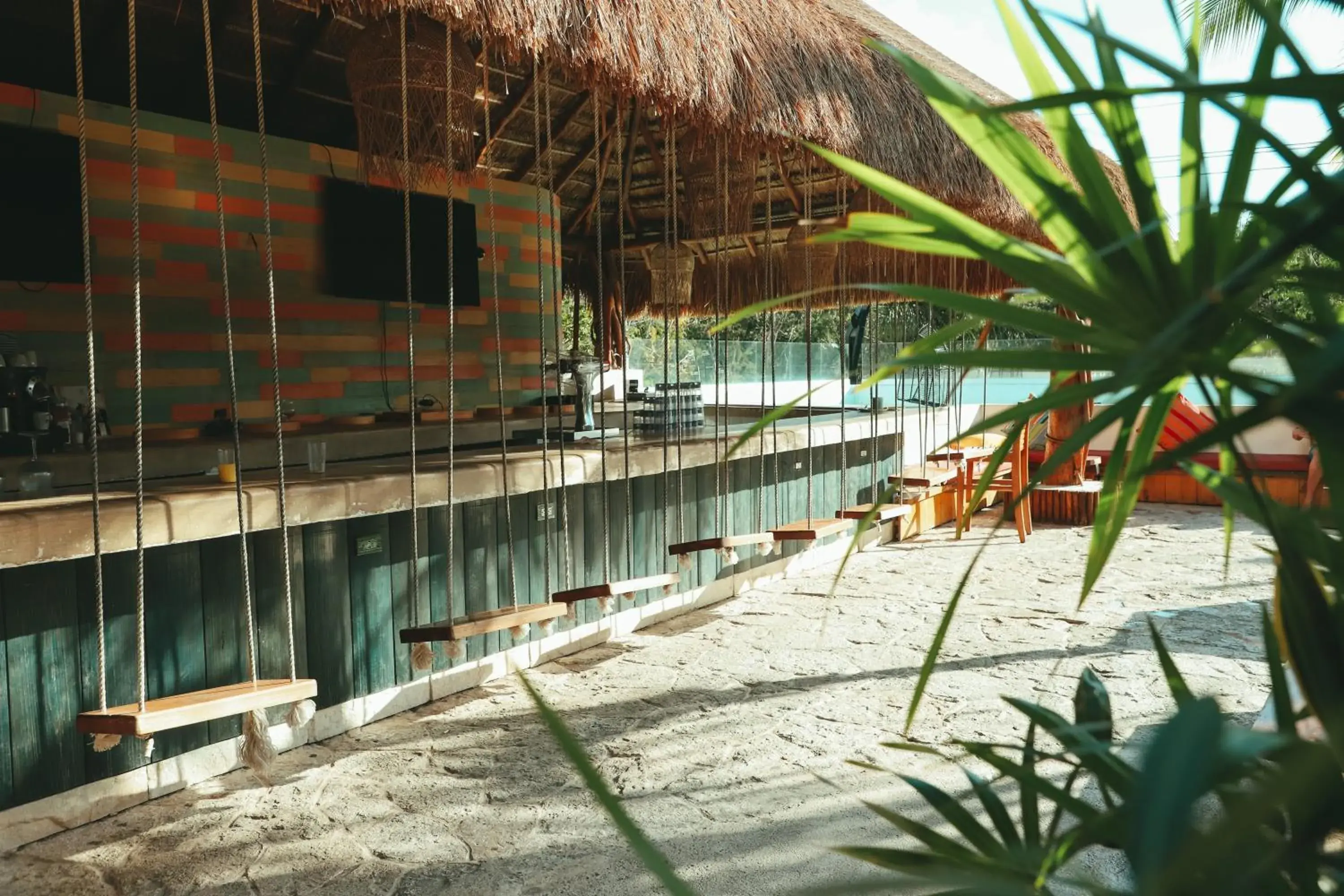 Lounge or bar in Mayan Monkey Tulum