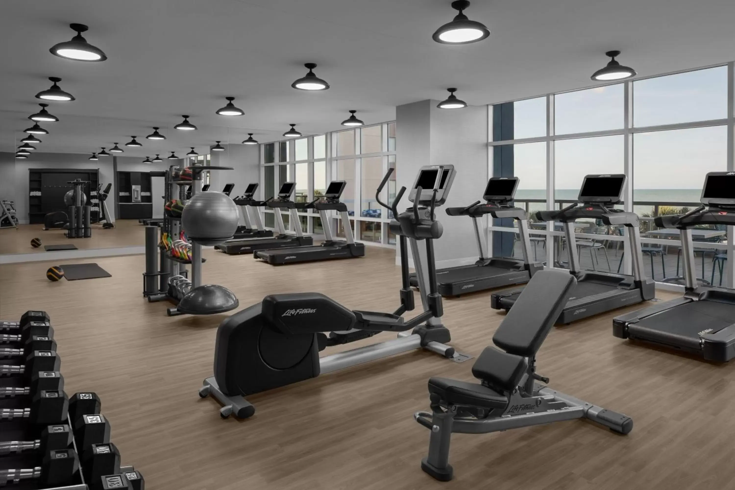 Fitness centre/facilities, Fitness Center/Facilities in SpringHill Suites by Marriott Myrtle Beach Oceanfront