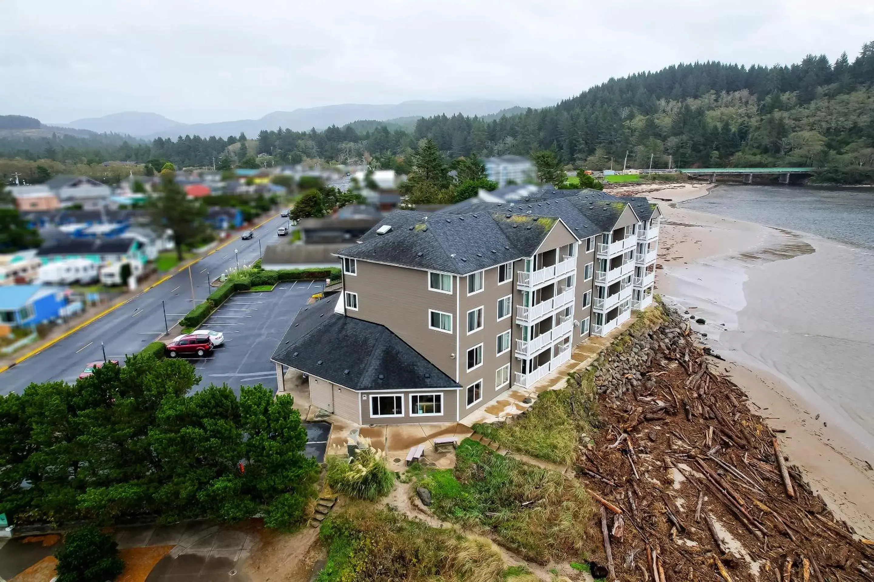 Bird's eye view, Bird's-eye View in Siletz Bay Beachfront Hotel by OYO Lincoln City