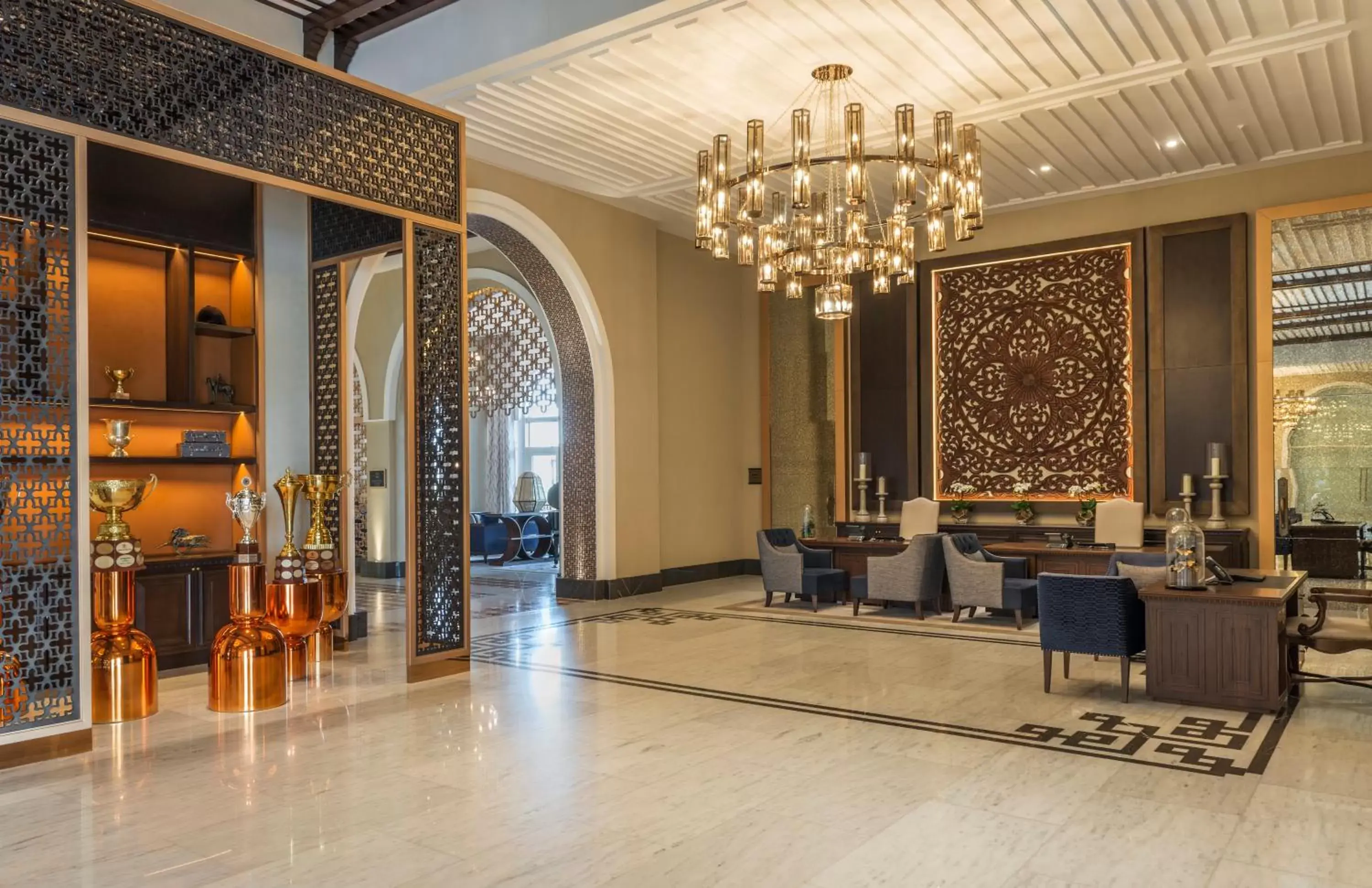 Lobby or reception, Restaurant/Places to Eat in Al Habtoor Polo Resort