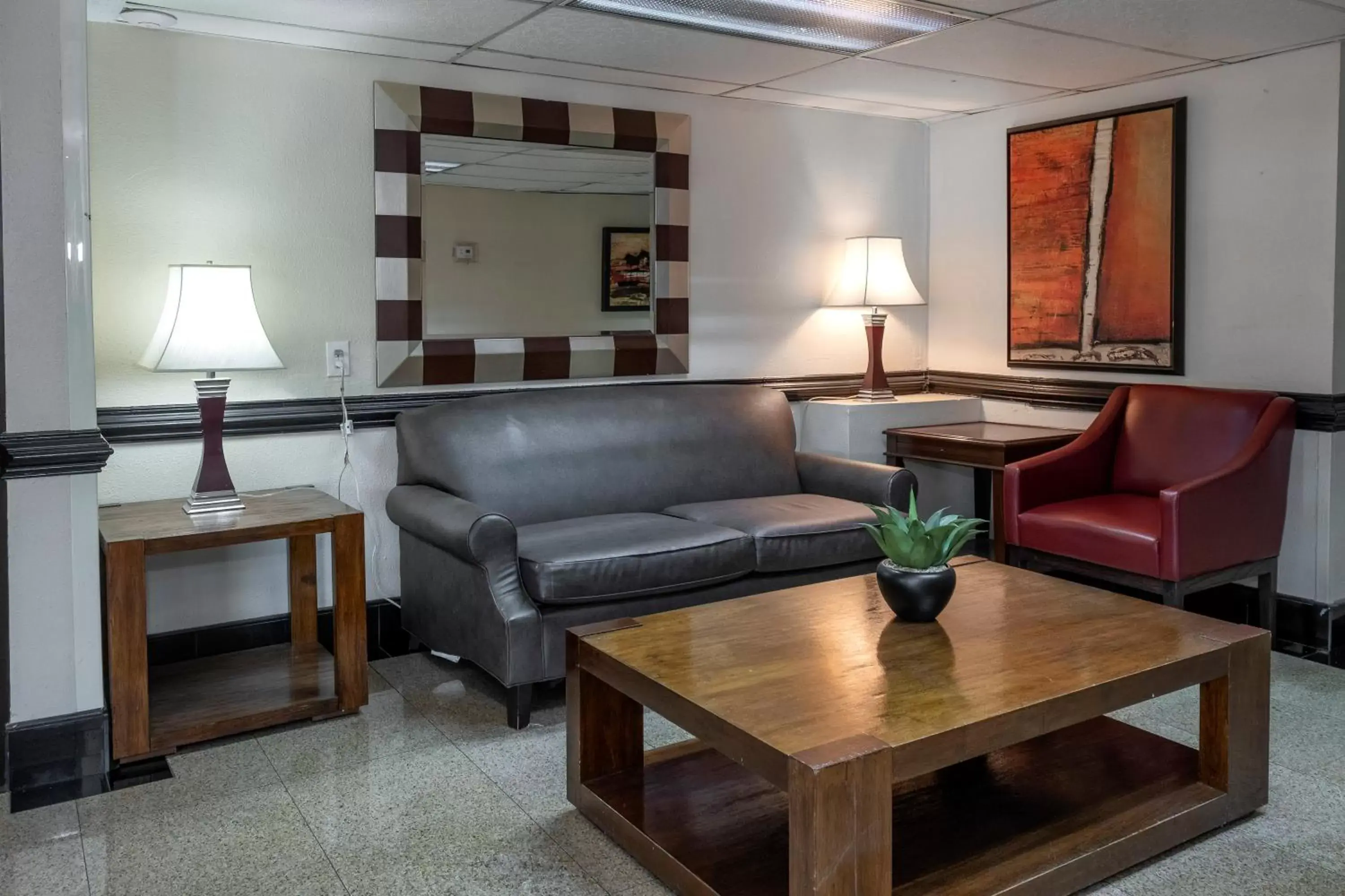 Lobby or reception, Seating Area in Red Roof Inn Charlotte - University