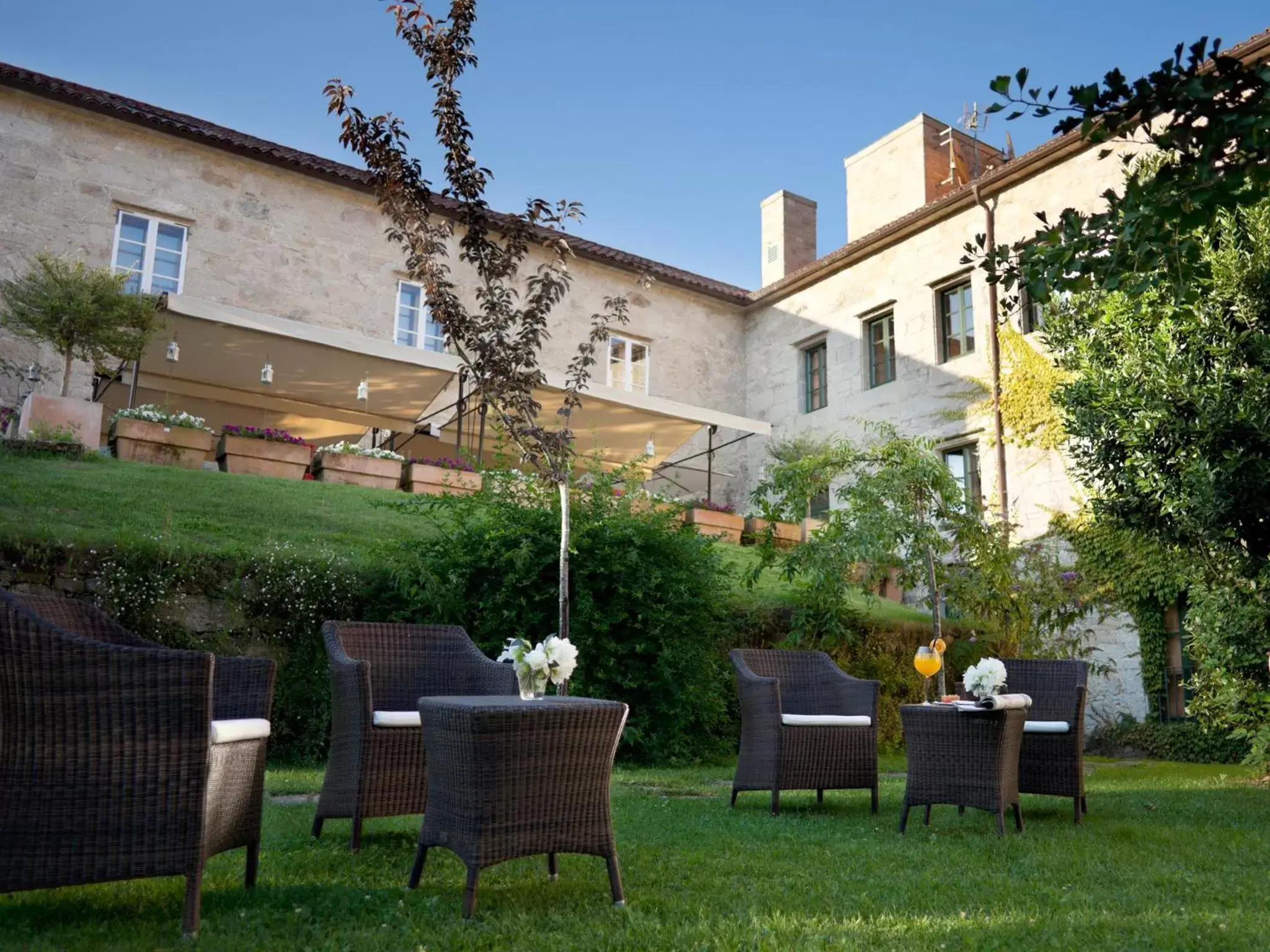 Garden in A Quinta Da Auga Hotel Spa Relais & Chateaux