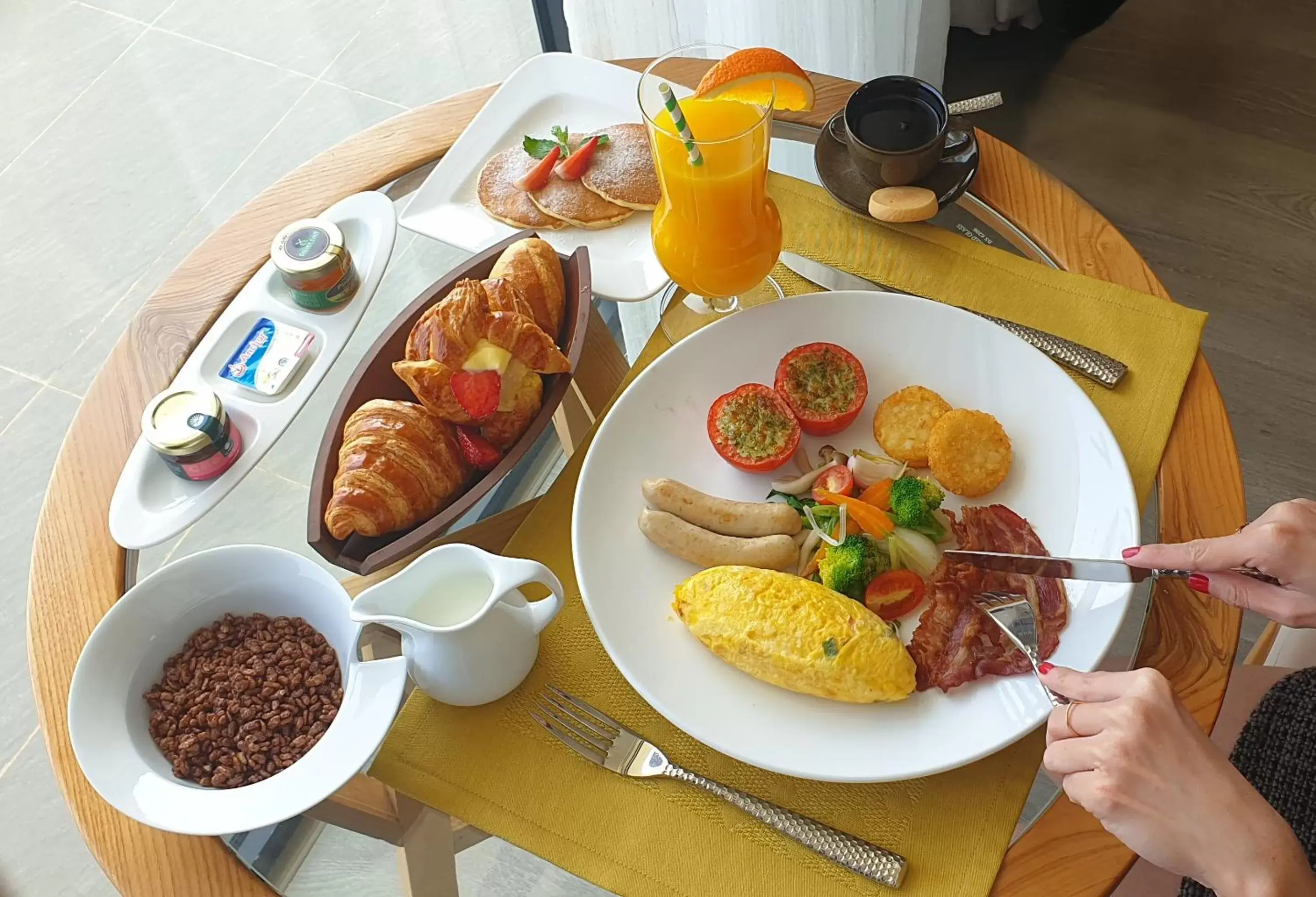 Breakfast in Wyndham Grand KN Paradise Cam Ranh