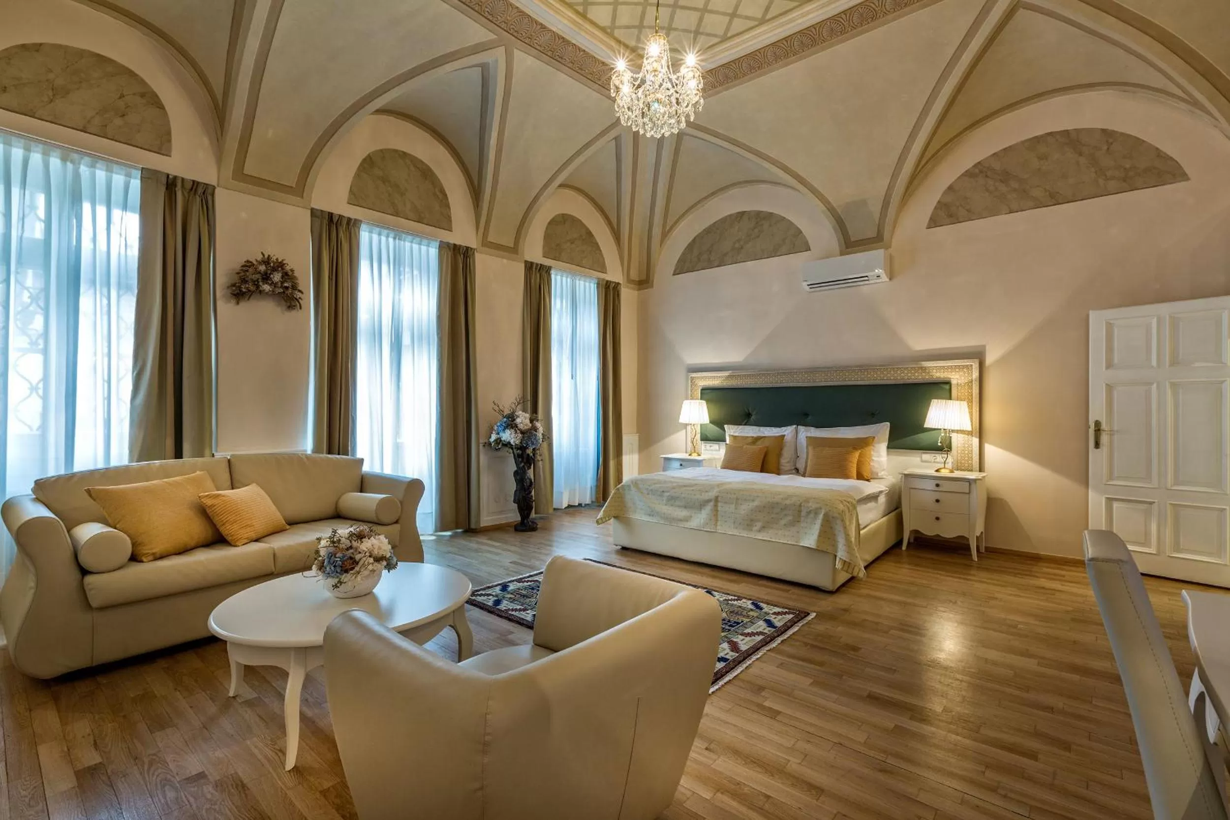 Seating area in Little King Hotel U Malvaze