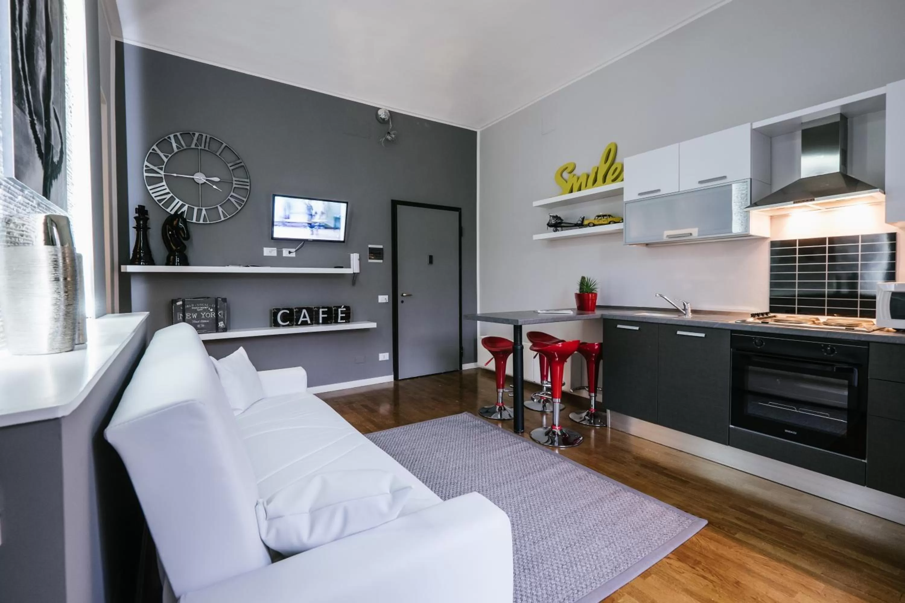 Kitchen or kitchenette in Apart Hotel Torino