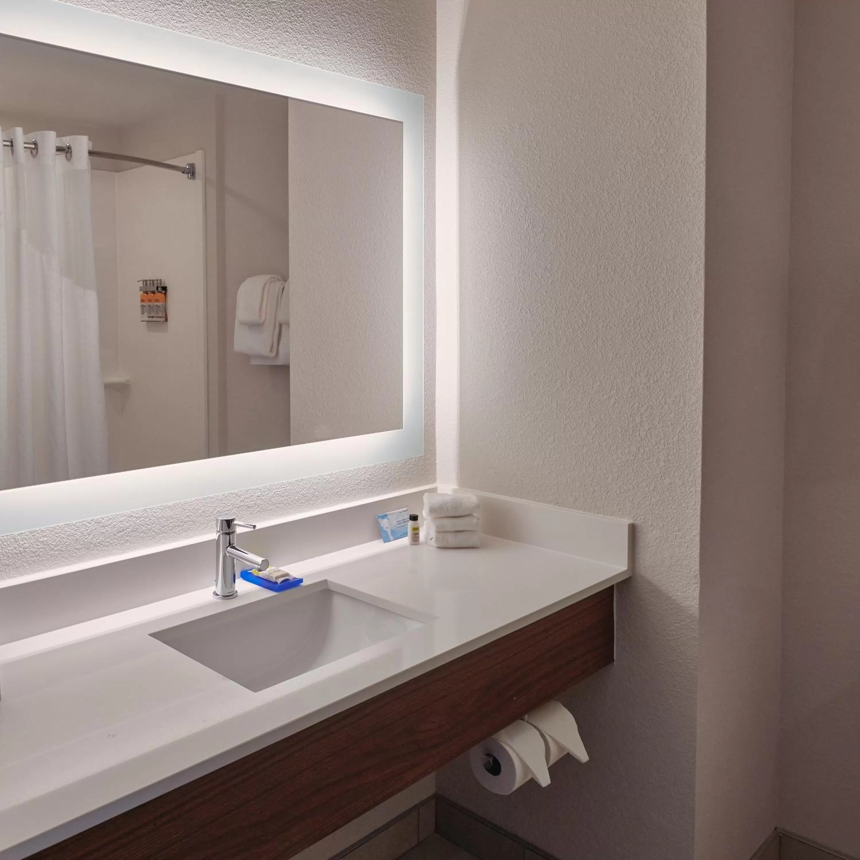 Bathroom in Holiday Inn Express Hotel and Suites Akron South-Airport Area by IHG