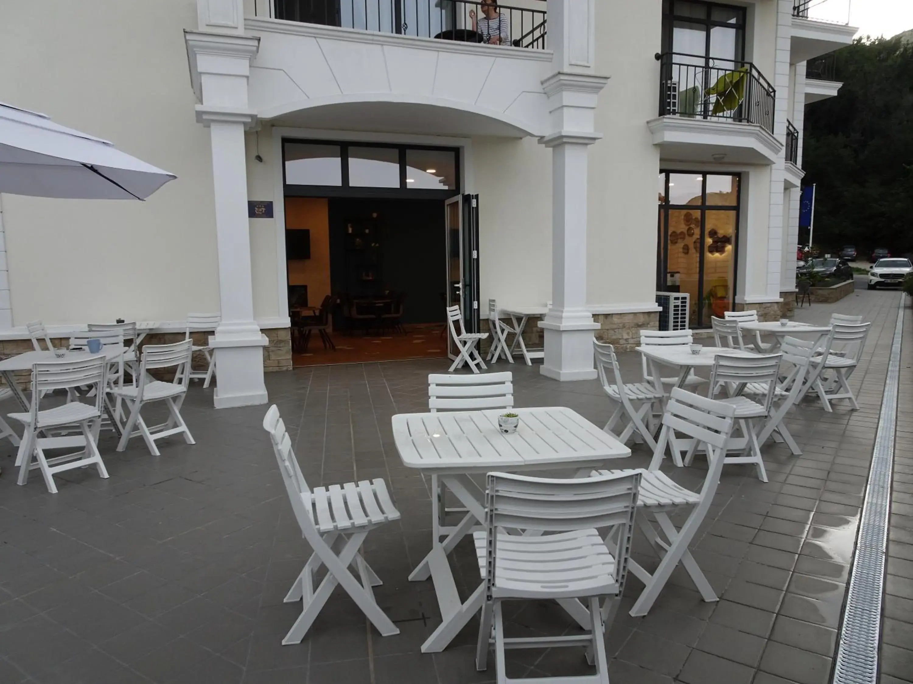 Balcony/Terrace, Restaurant/Places to Eat in Hotel Samara