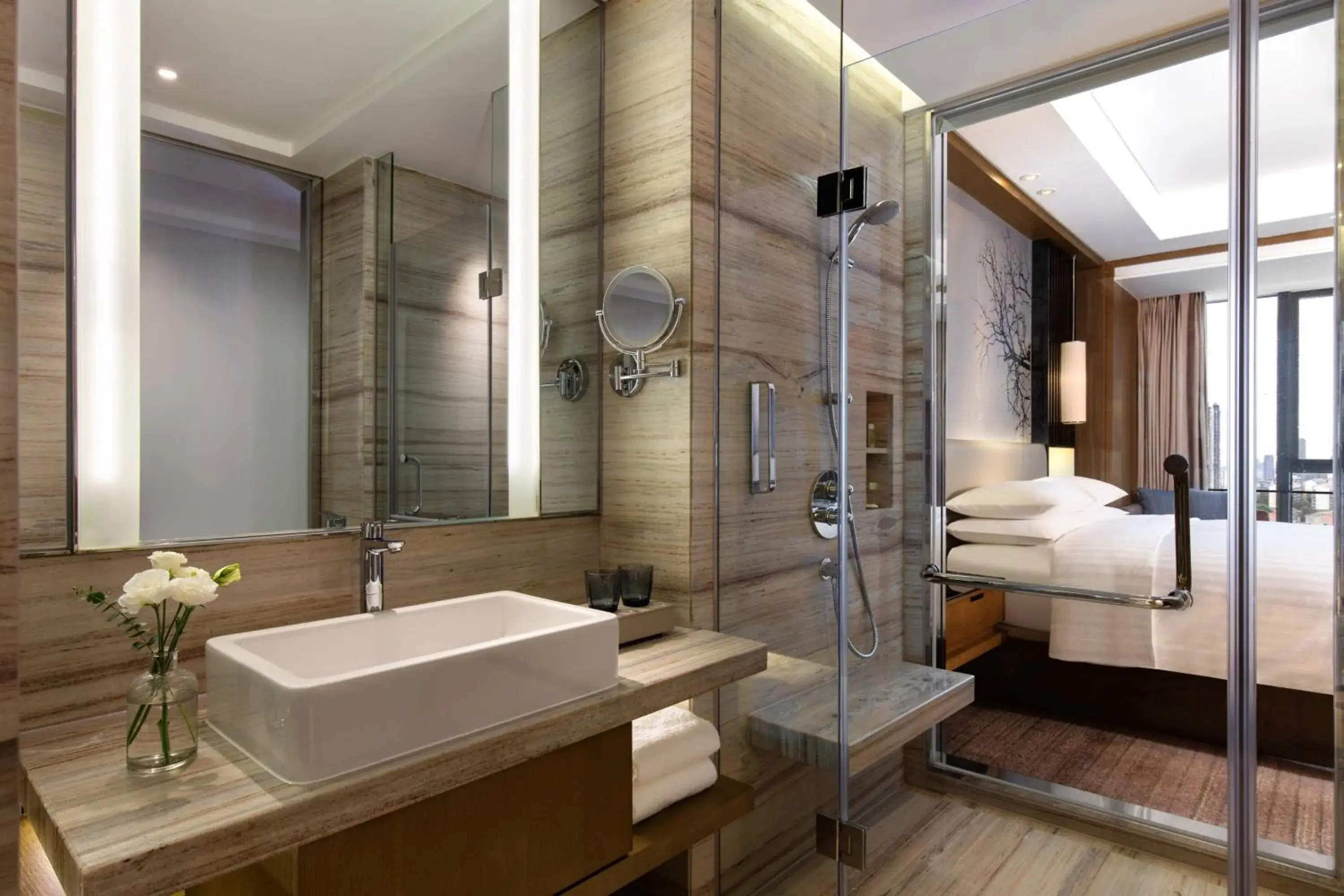 Bathroom in Courtyard by Marriott Changsha South