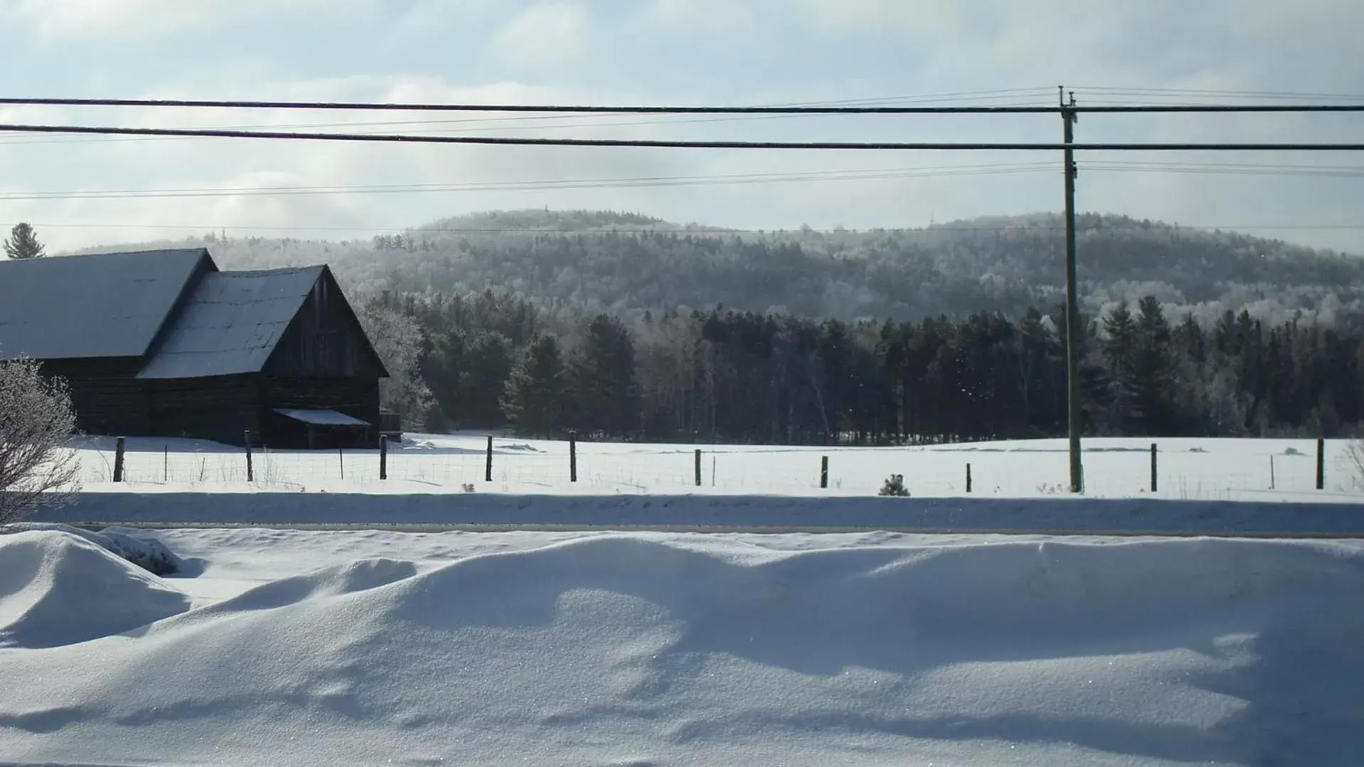 Winter in Mountain View Motel
