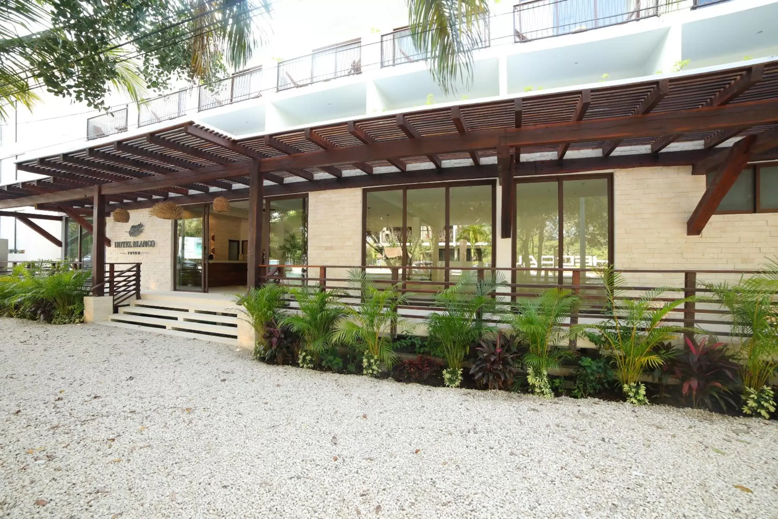 Facade/entrance in Hotel Blanco Tulum