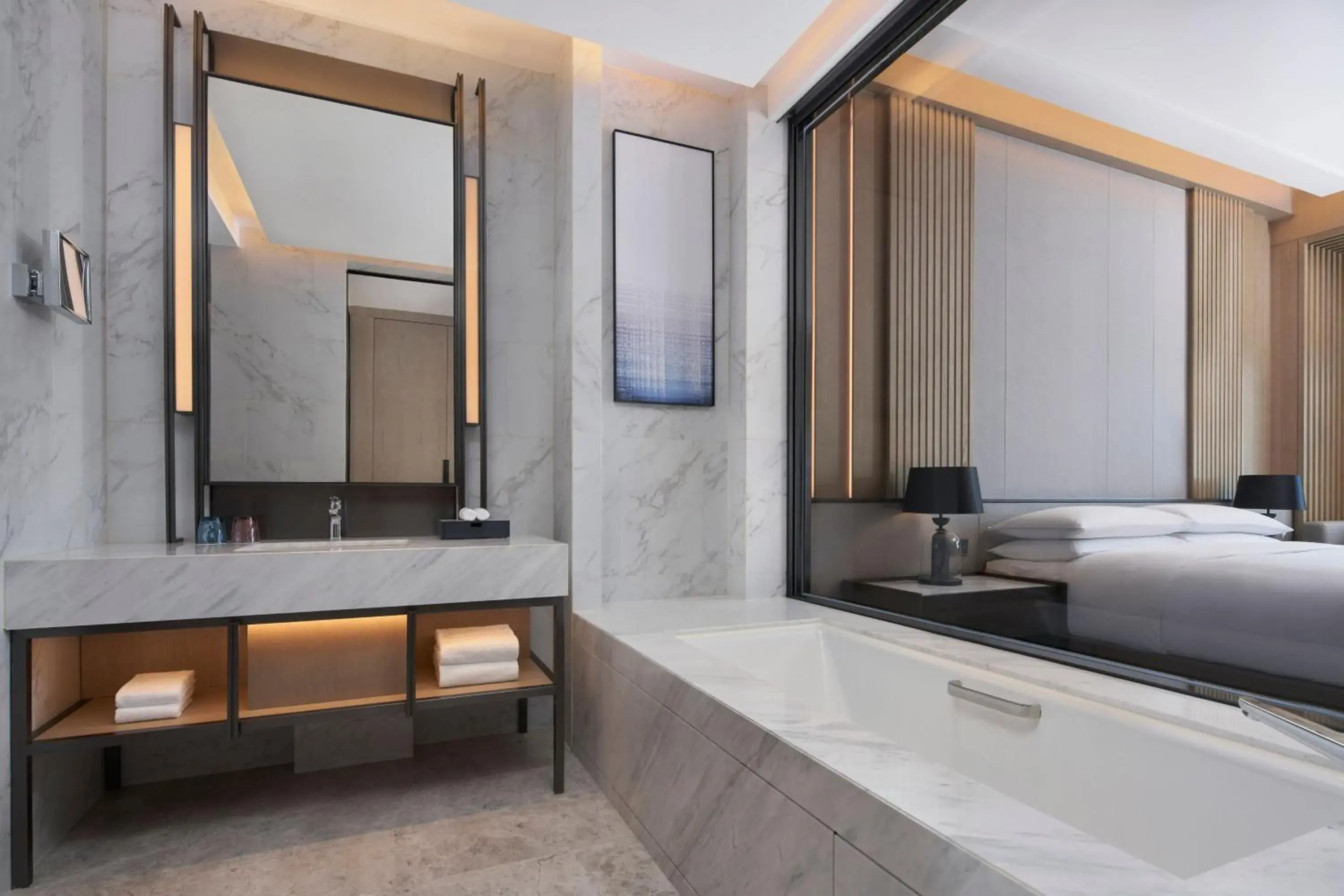 Bathroom in Courtyard by Marriott Foshan