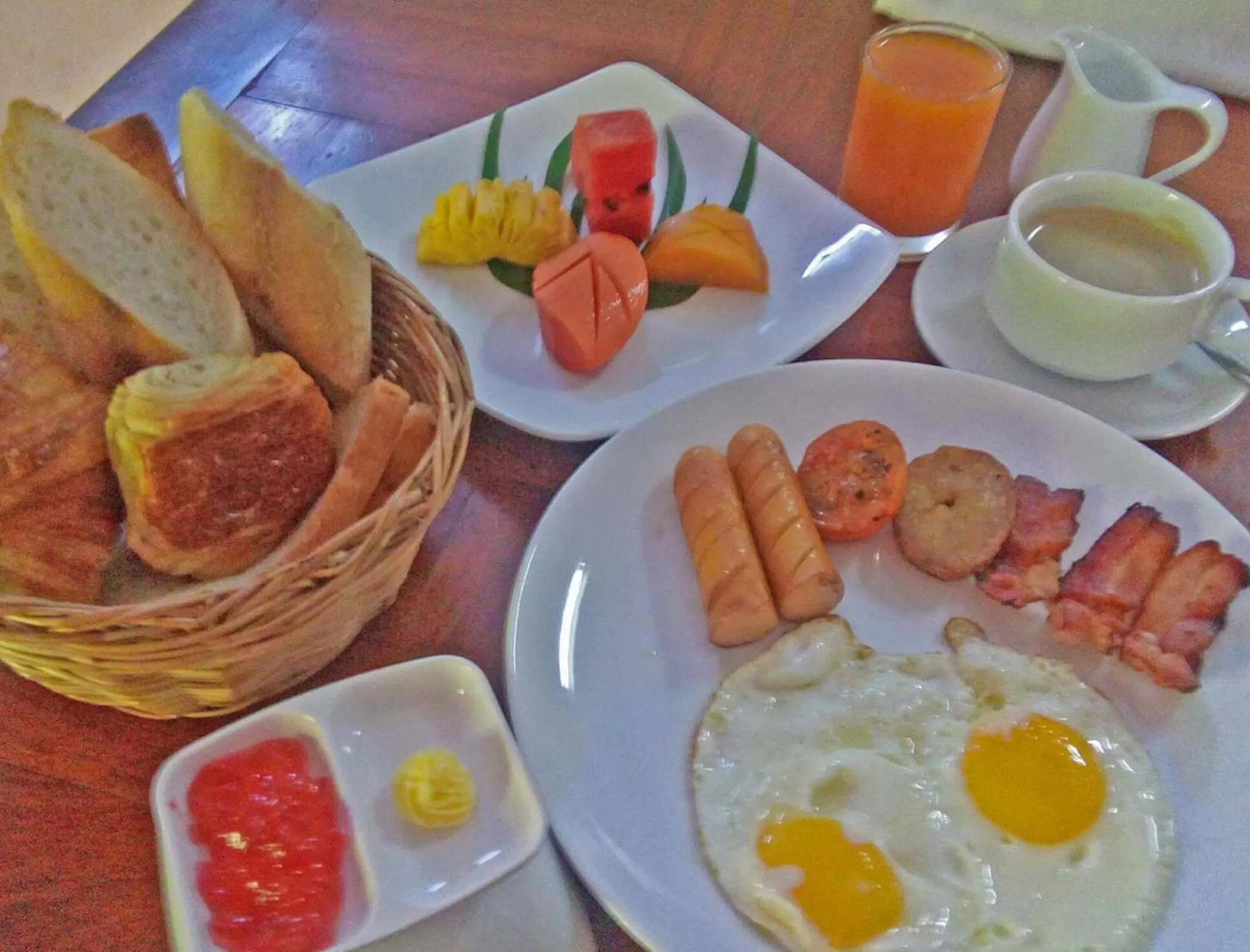 Continental breakfast in BB Angkor Residence