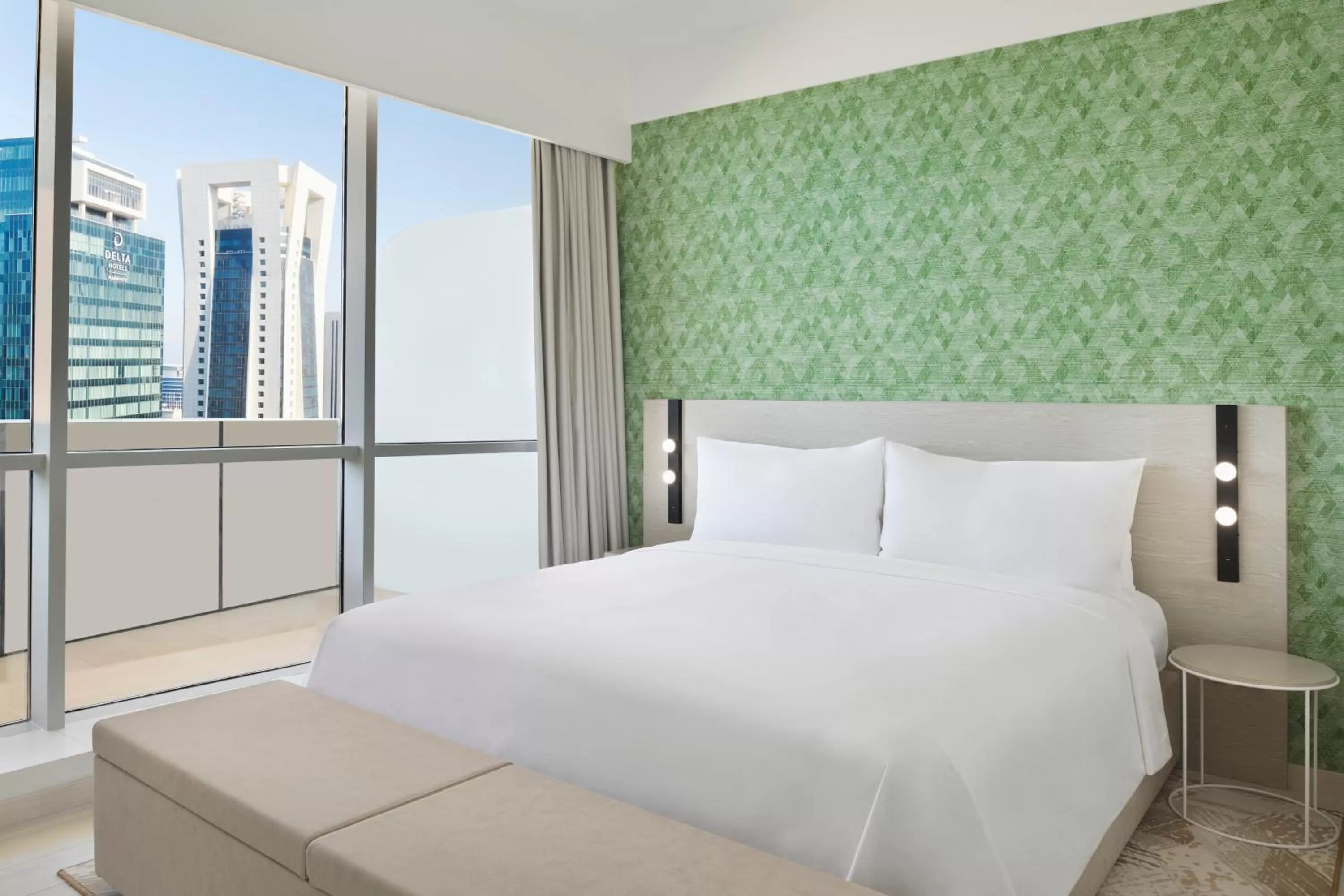 Bed in Element by Westin West Bay Doha