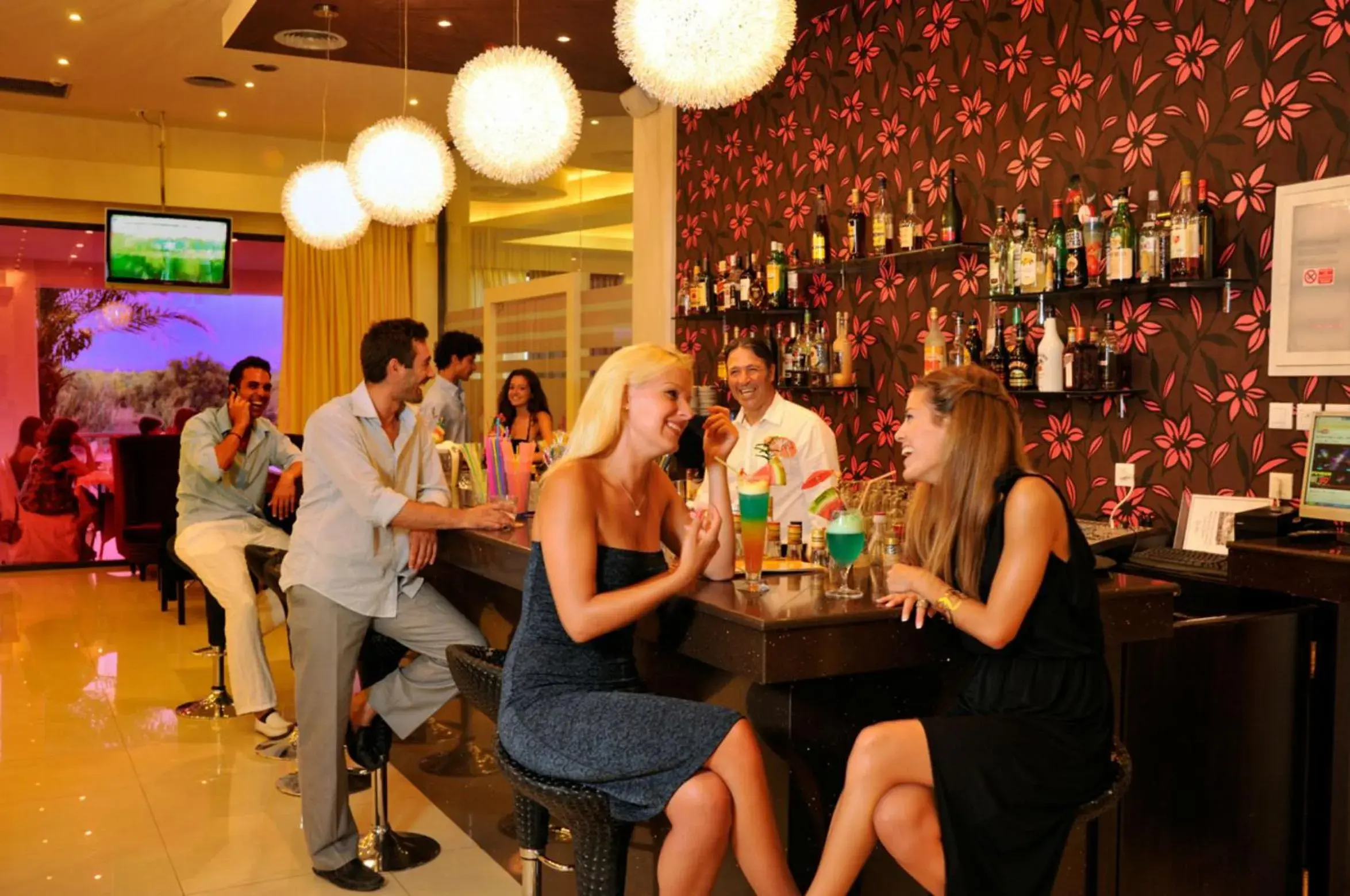 Lounge or bar in Afandou Bay Resort Suites