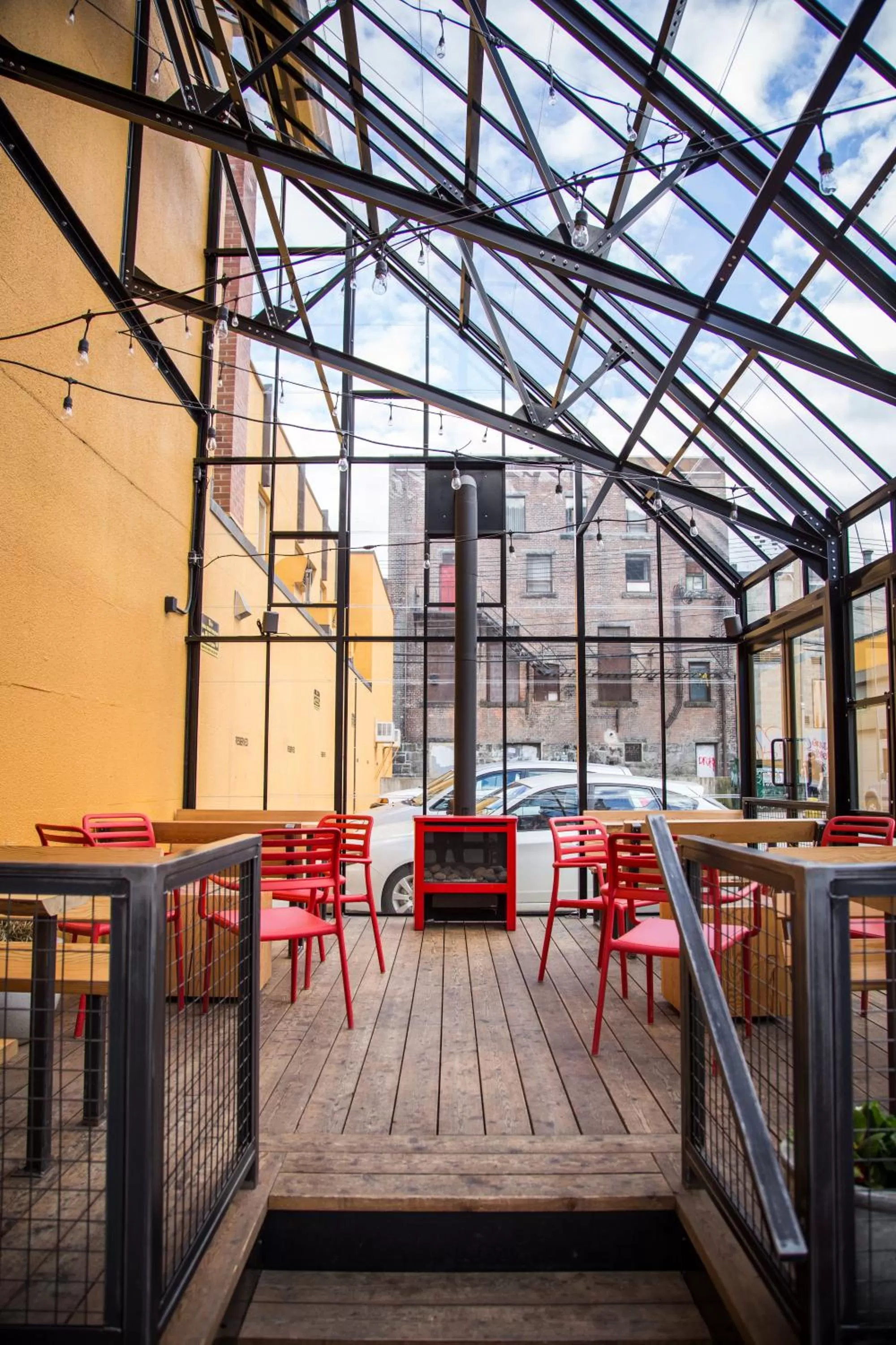 Patio in Adventure Hotel