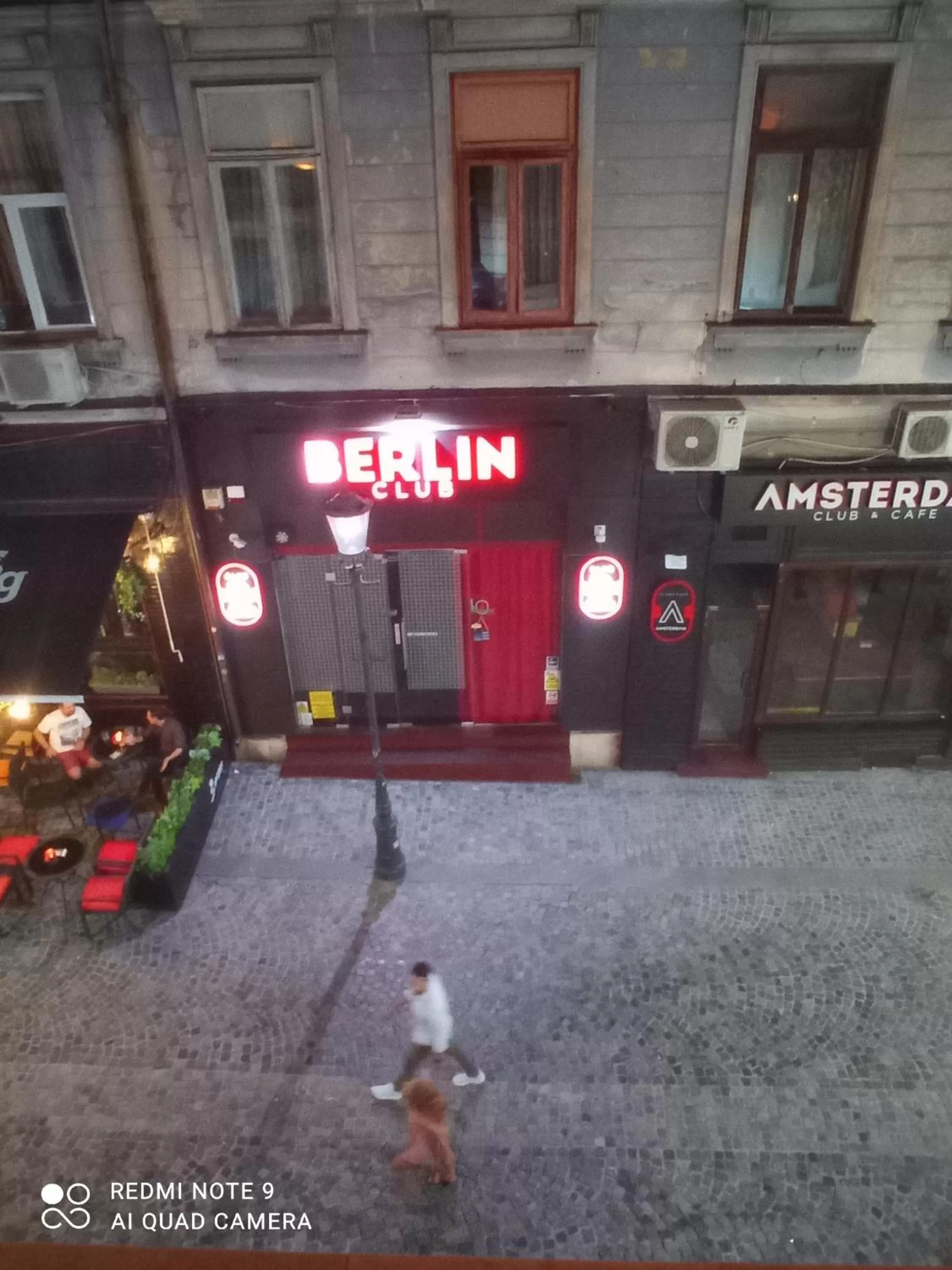 Bird's eye view in New Era Hotel Old Town Party Zone Bucharest- parking with fee nearby - NOT at the hotel !