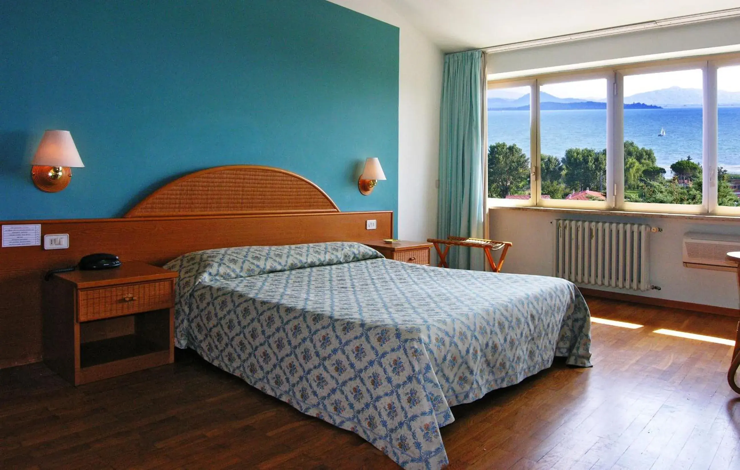 Bed in Hotel Cavalieri