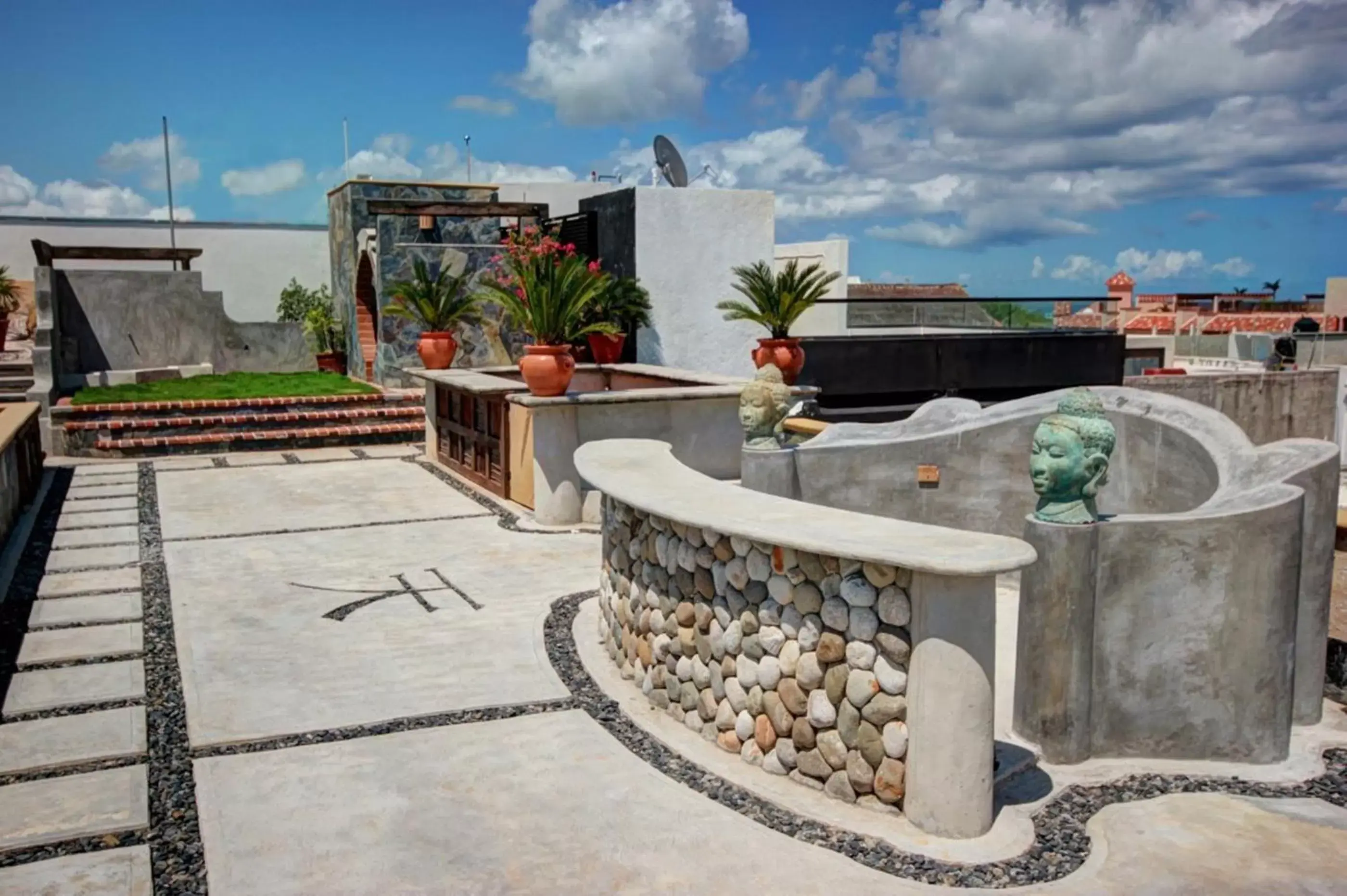 Patio in Hotel Cielo