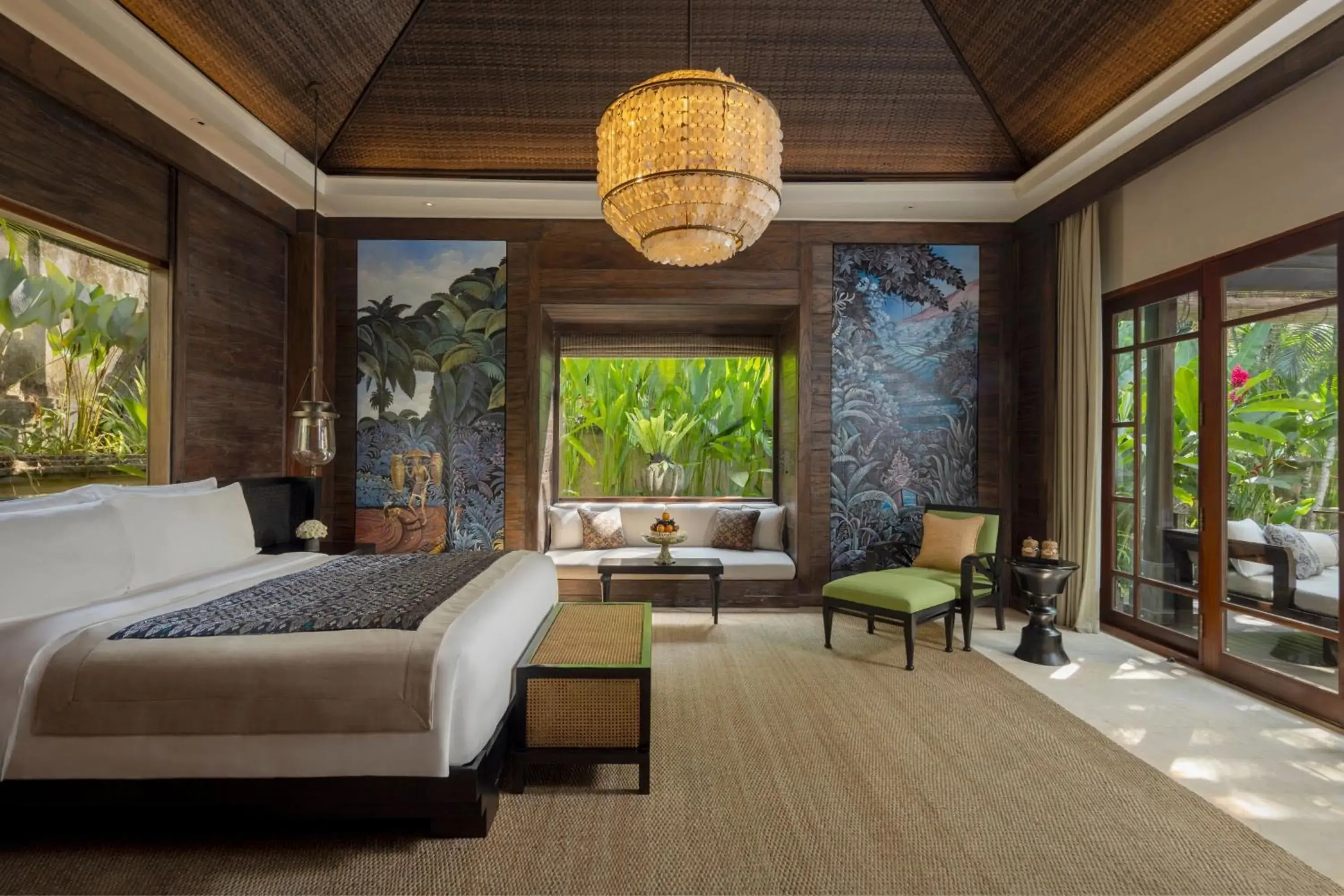 Bedroom, Seating Area in Mandapa A Ritz-Carlton Reserve