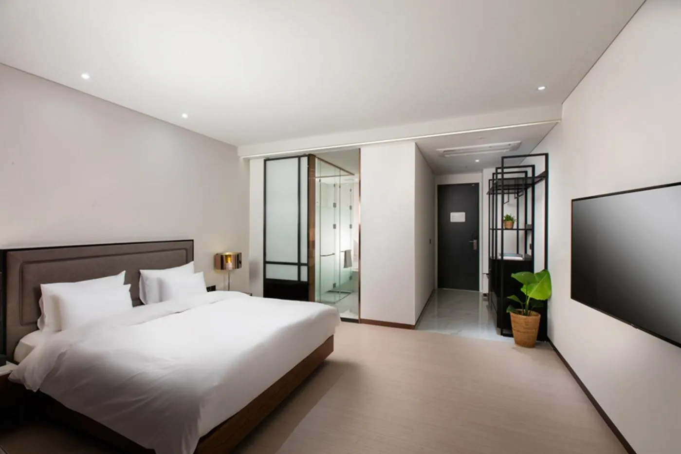 Bed in N Bridge Hotel JEON JU