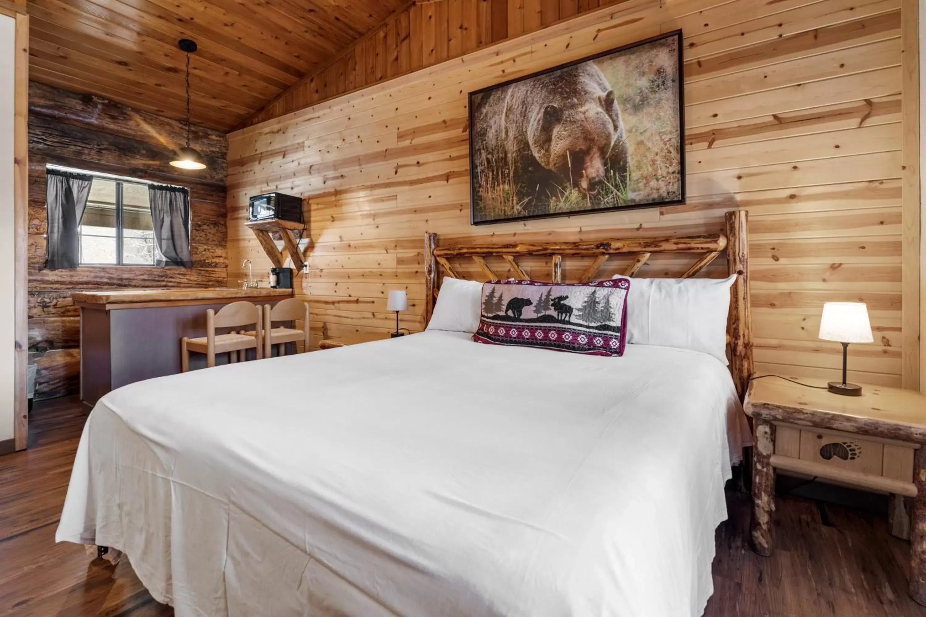 Bed in Black Forest Lodge