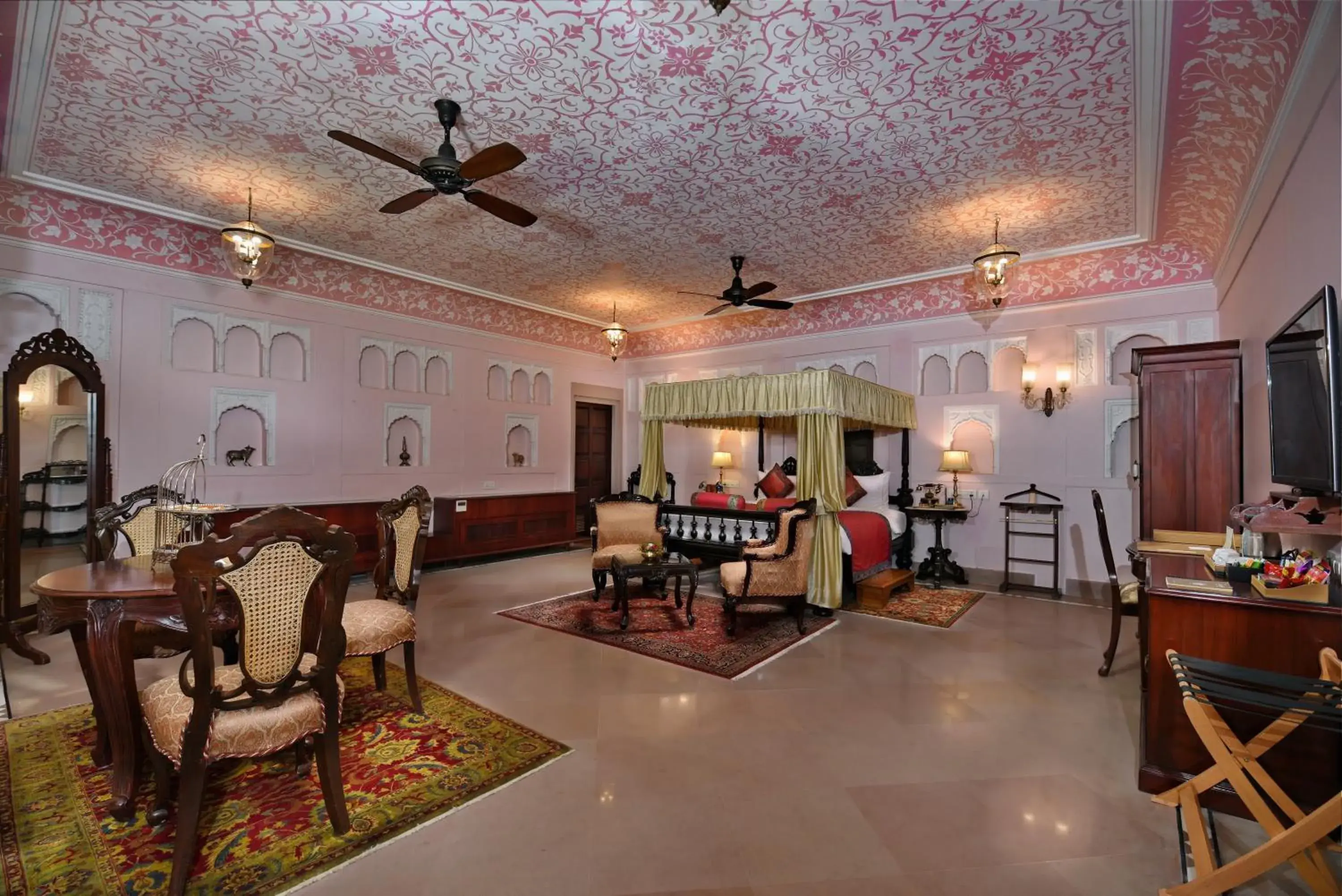 Bedroom in BrijRama Palace, Varanasi by the Ganges