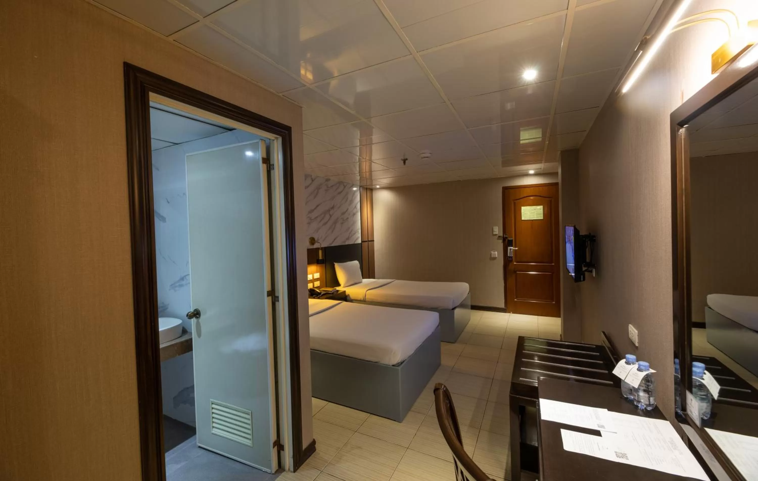 Bed in Star Plaza Hotel