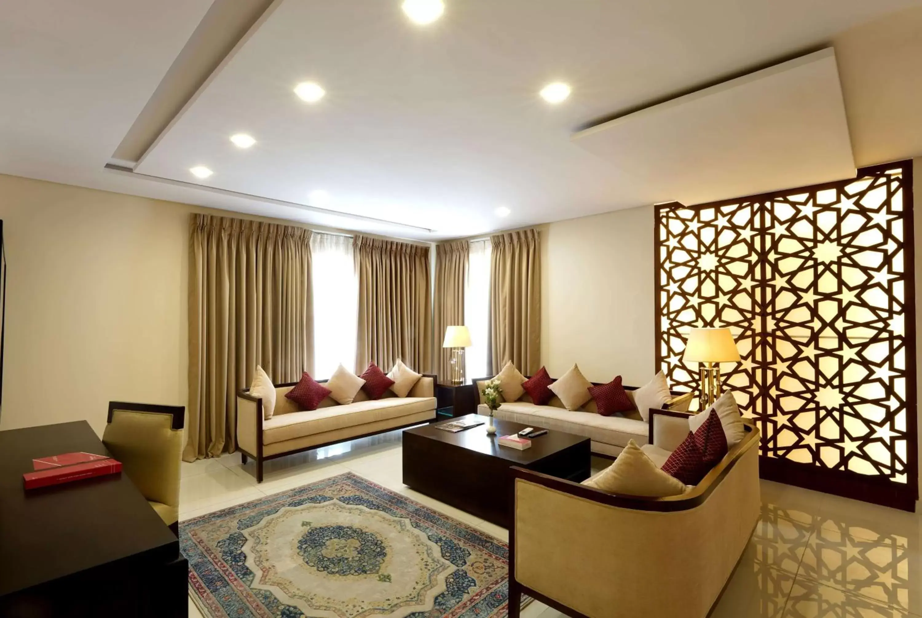 Living room, Lounge/Bar in Ramada by Wyndham Lahore Gulberg II