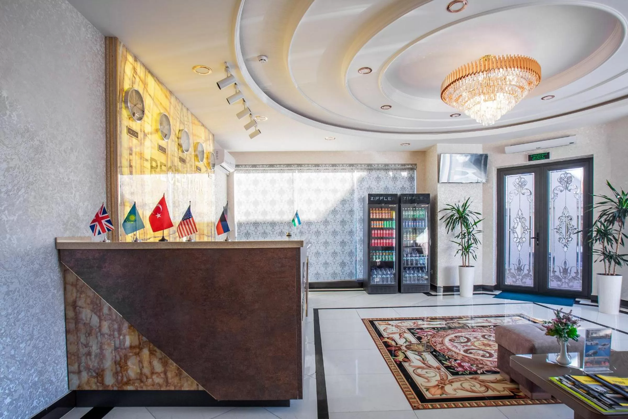 Lobby or reception in Manifa Hotel