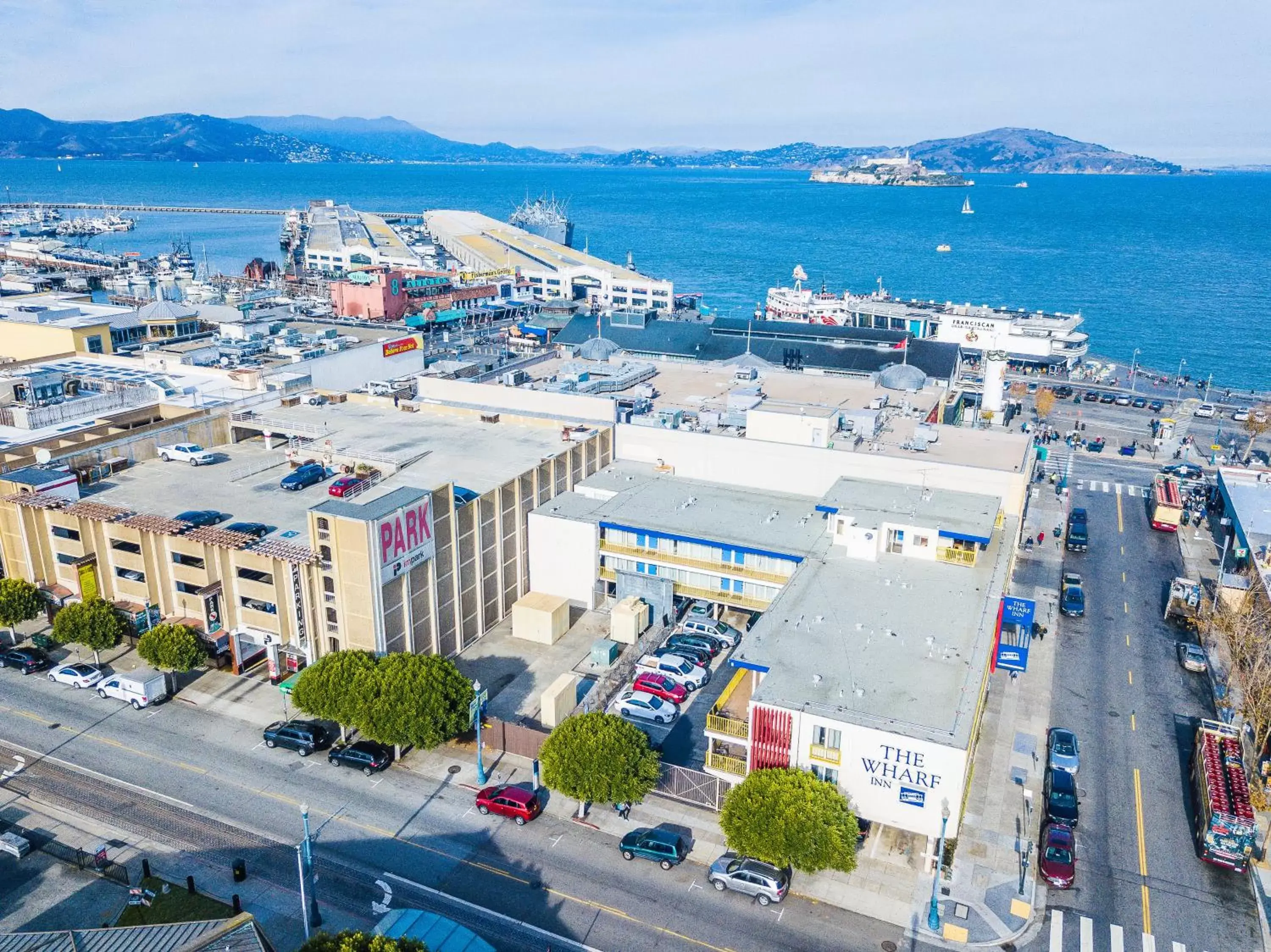 Property building, Bird's-eye View in The Wharf Inn